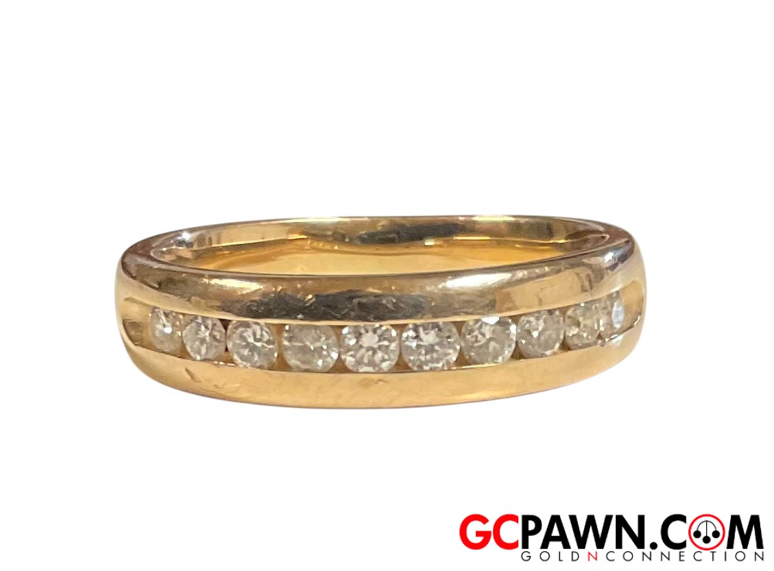 View product details for Unisex Wedding band 14kt Yellow Gold 