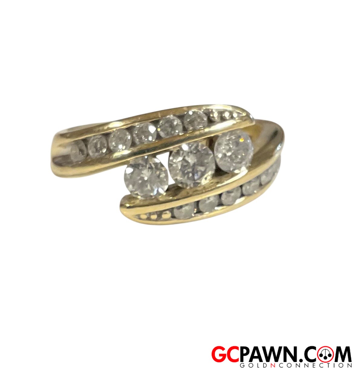 View product details for Women's Cluster ring 10kt Yellow Gold 