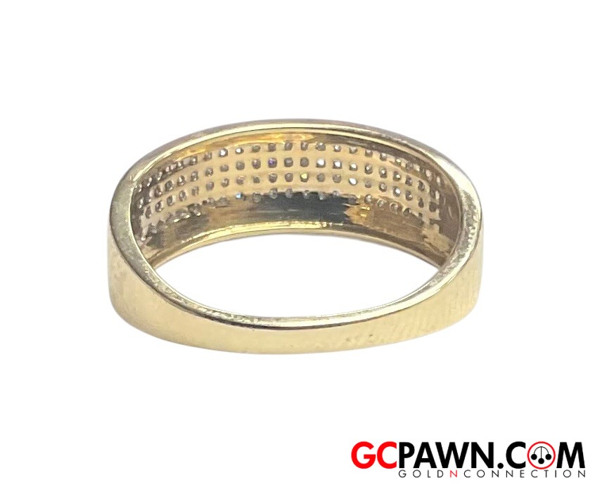 Men's Wedding band 10kt Yellow Gold 