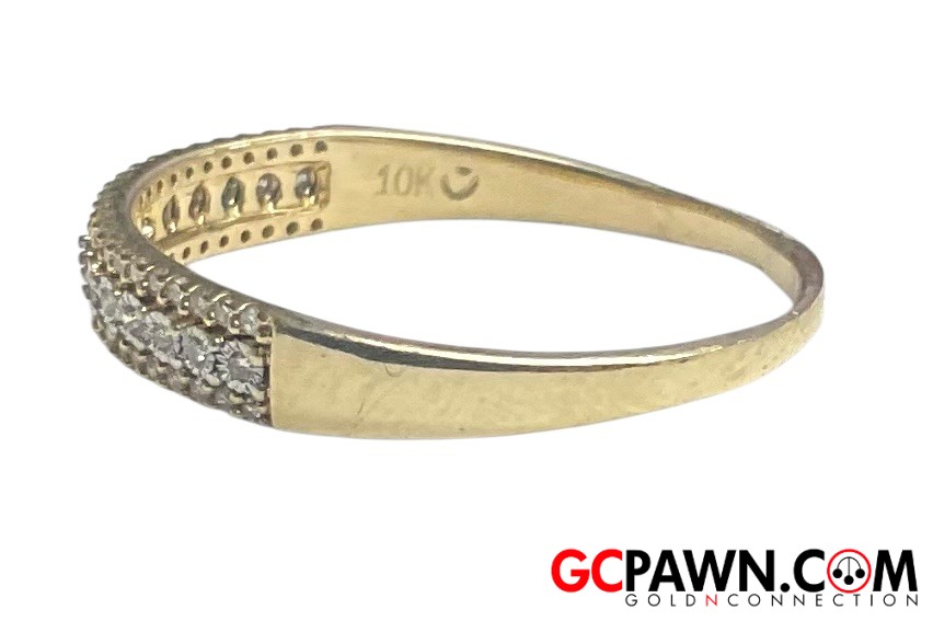 Women's Anniversary Band 10kt Yellow Gold 