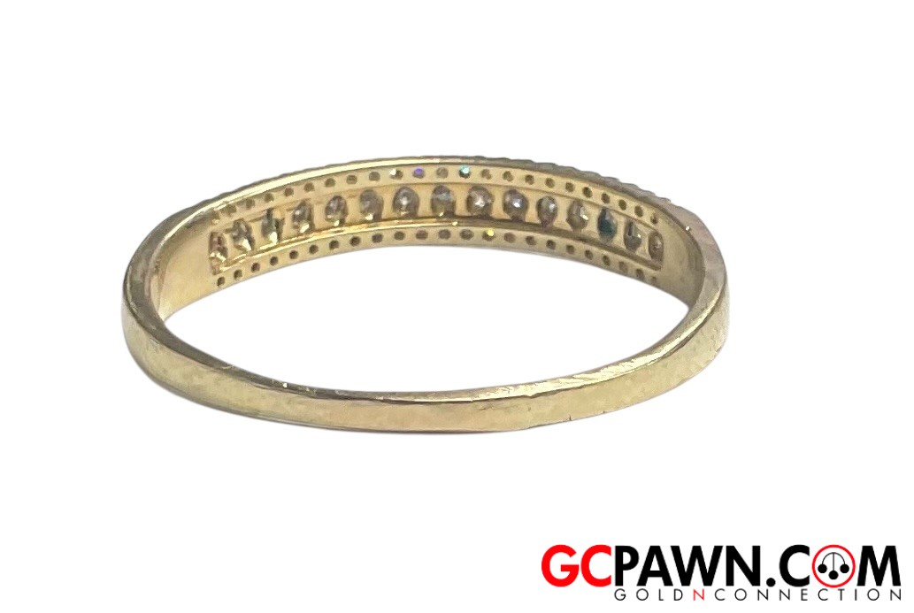 Women's Anniversary Band 10kt Yellow Gold 