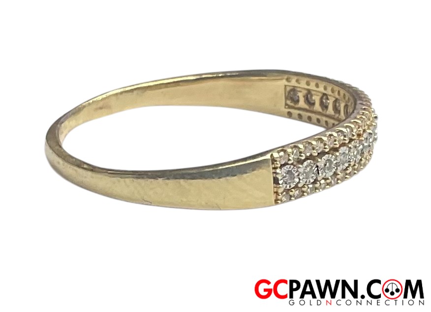 Women's Anniversary Band 10kt Yellow Gold 