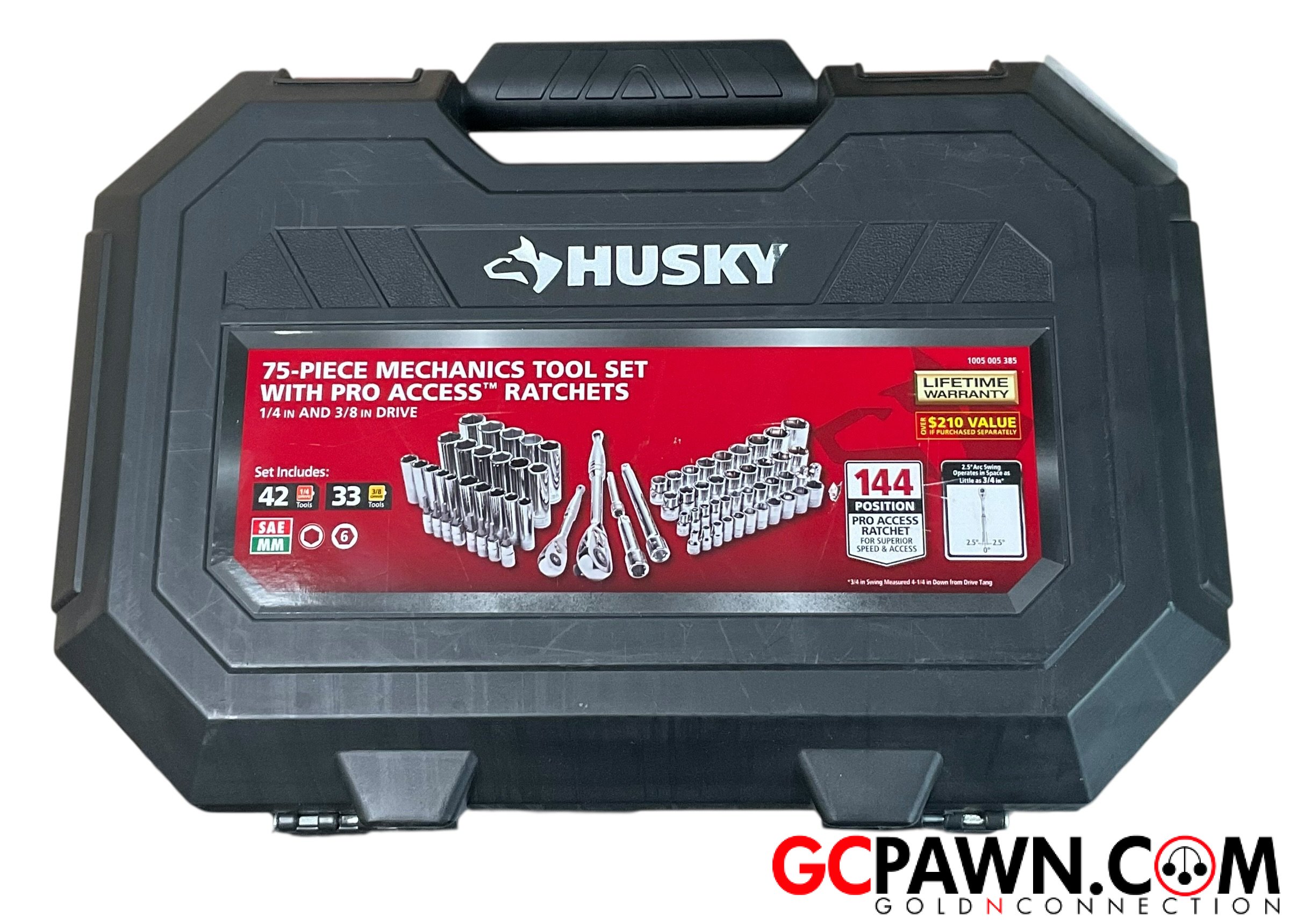 View product details for Husky - Loose hand tools - H14475MTS - 75 Piece Mechanic Set