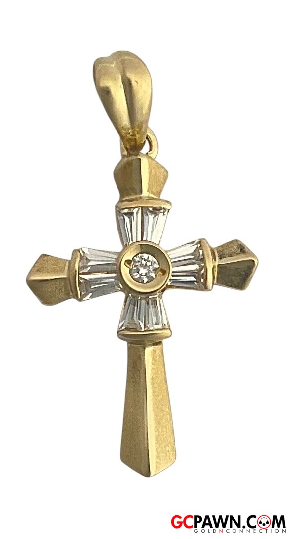 View product details for Unisex Pendant 14kt Yellow Gold 