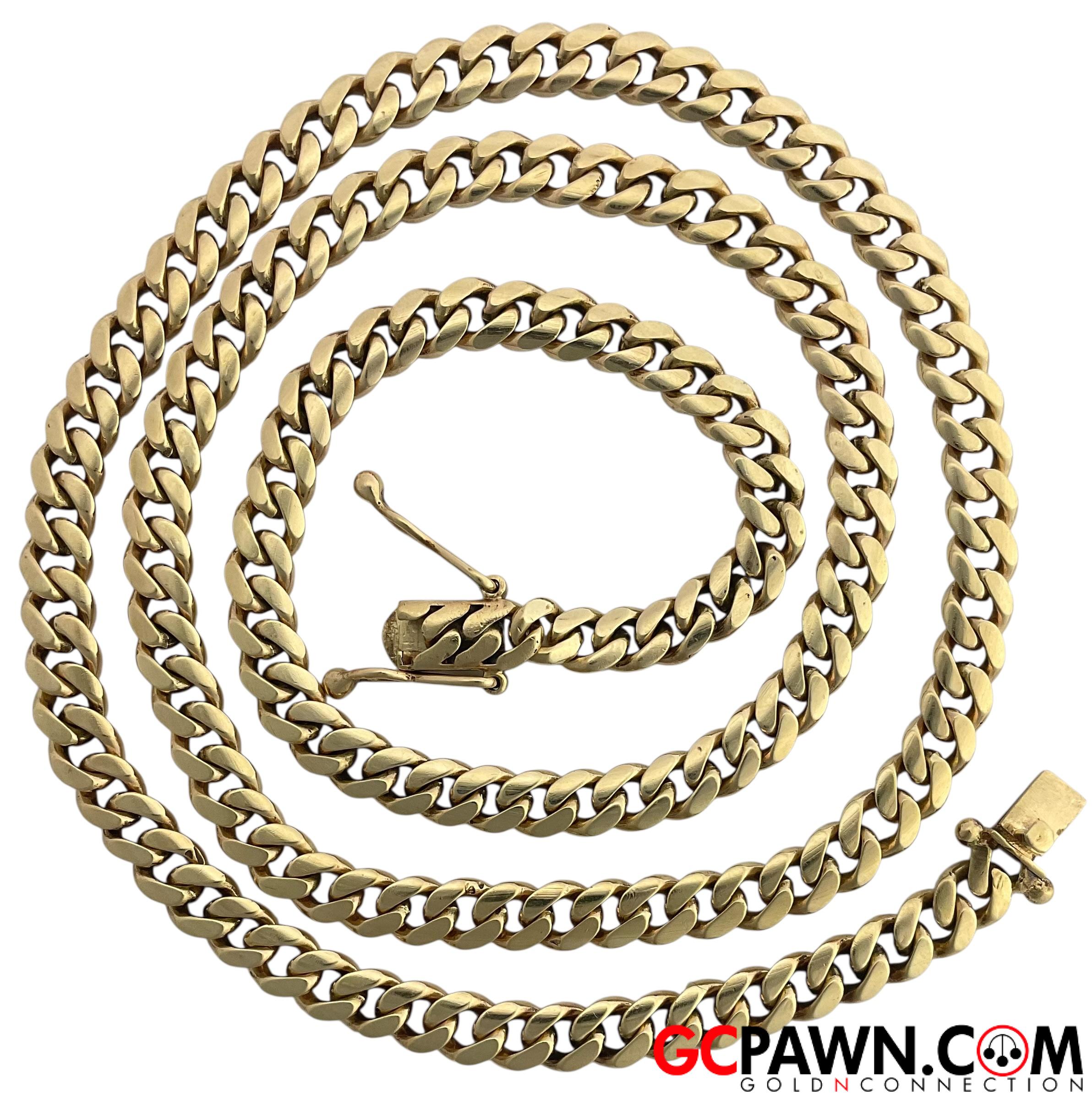View product details for Unisex Chain 10kt Yellow Gold 