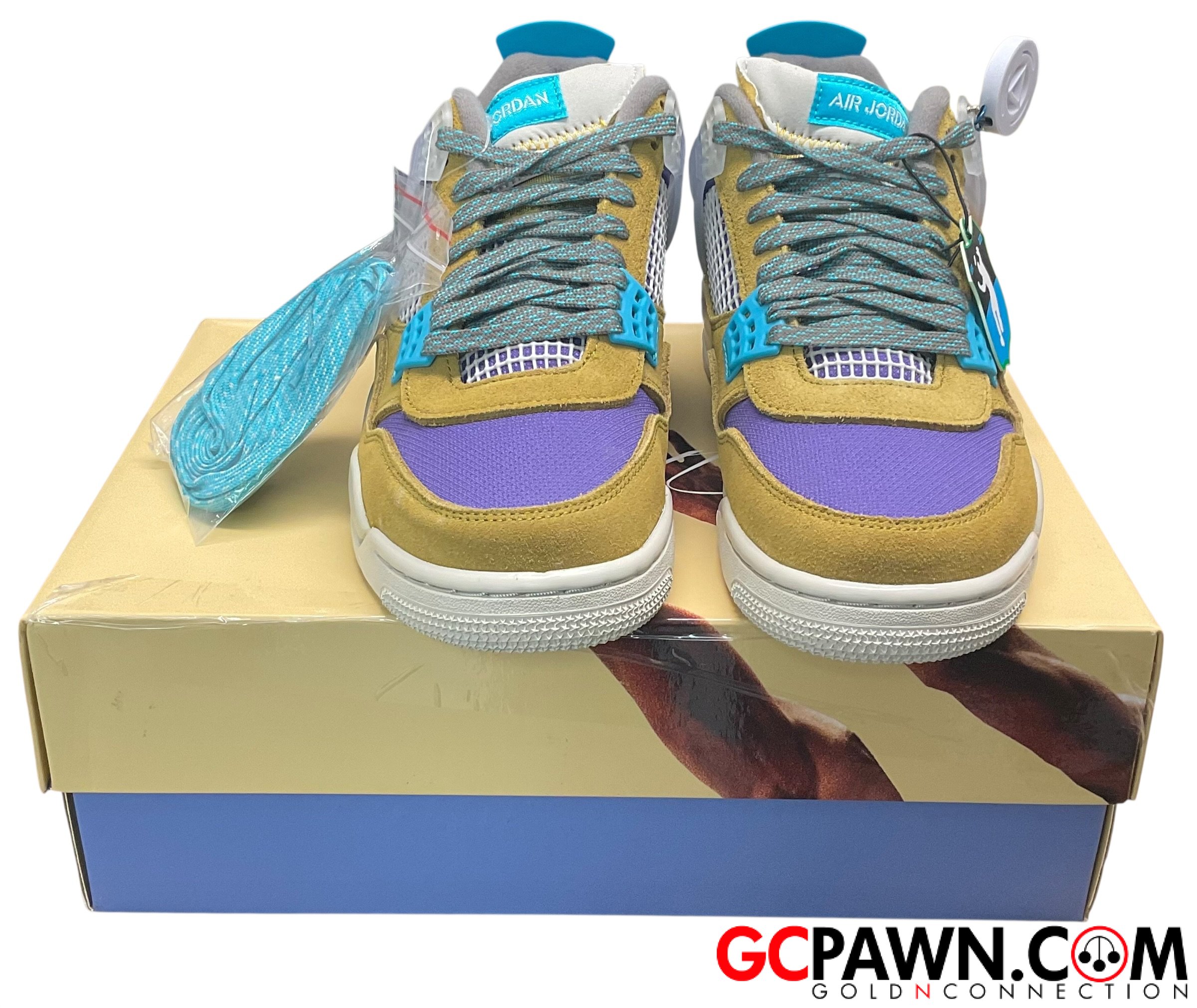 View product details for Nike - Shoes - Air Jordan 4 Retro 30th Union Desert Moss