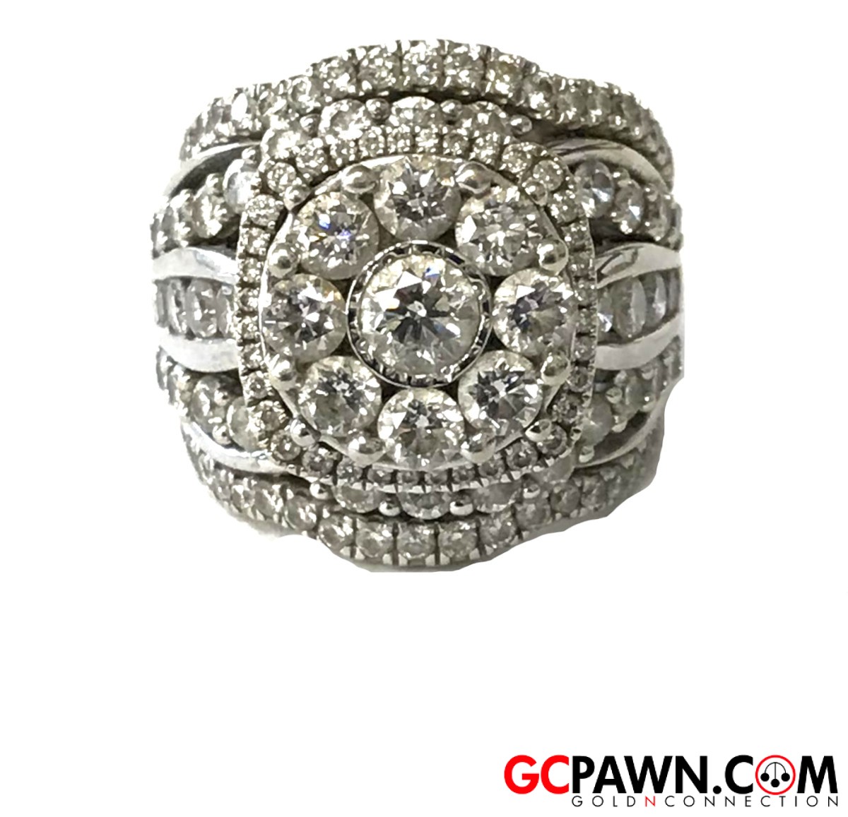 Rosy Blue Jewelry Women's Cluster ring