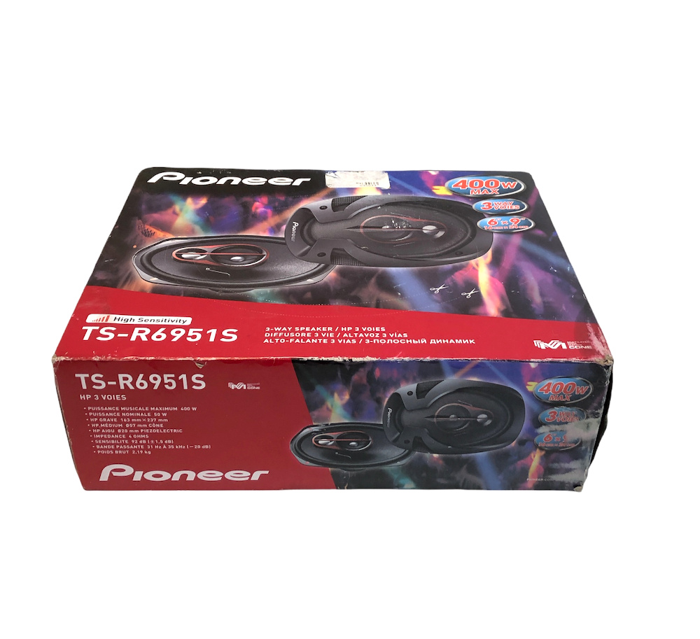 Pioneer TS-R6951S Enceintes Coaxiales 3 Voies 17 Cm 400W - Puissance Et Qualité Audio