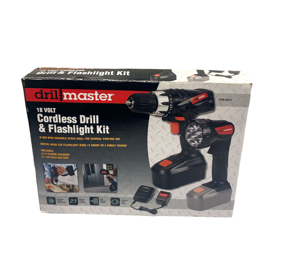 Drill master 18v nicd battery pack sales
