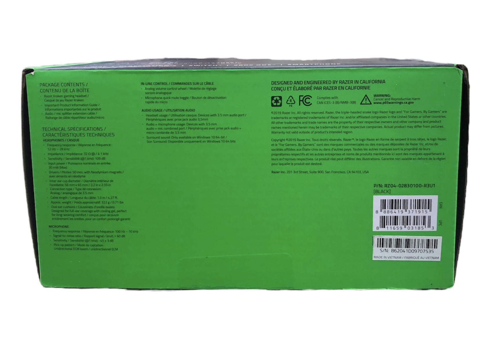 Razer Accessory RZ04 Kraken