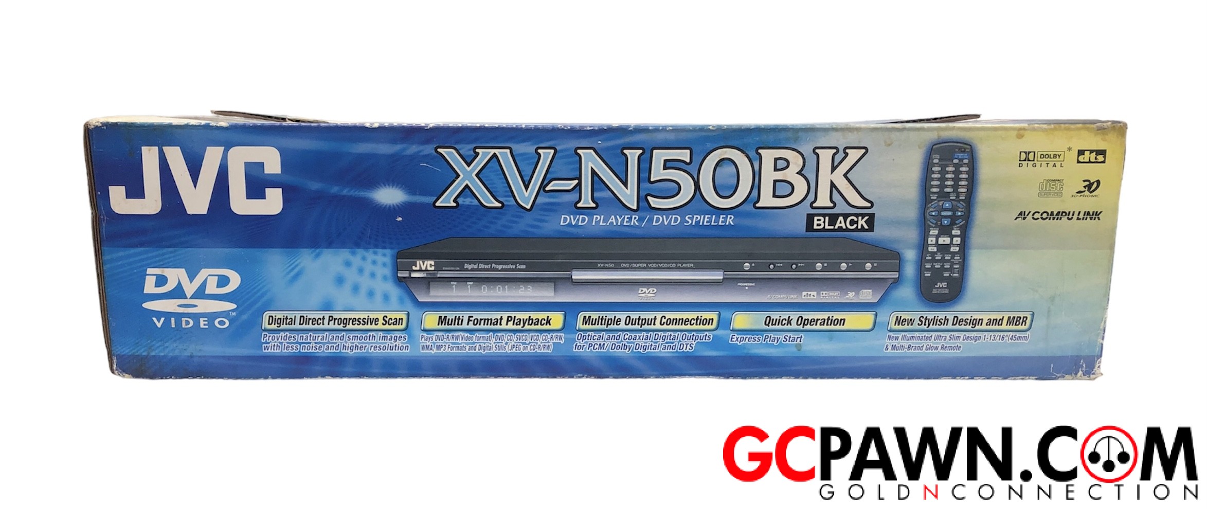 JVC DVD player XVN5OBK