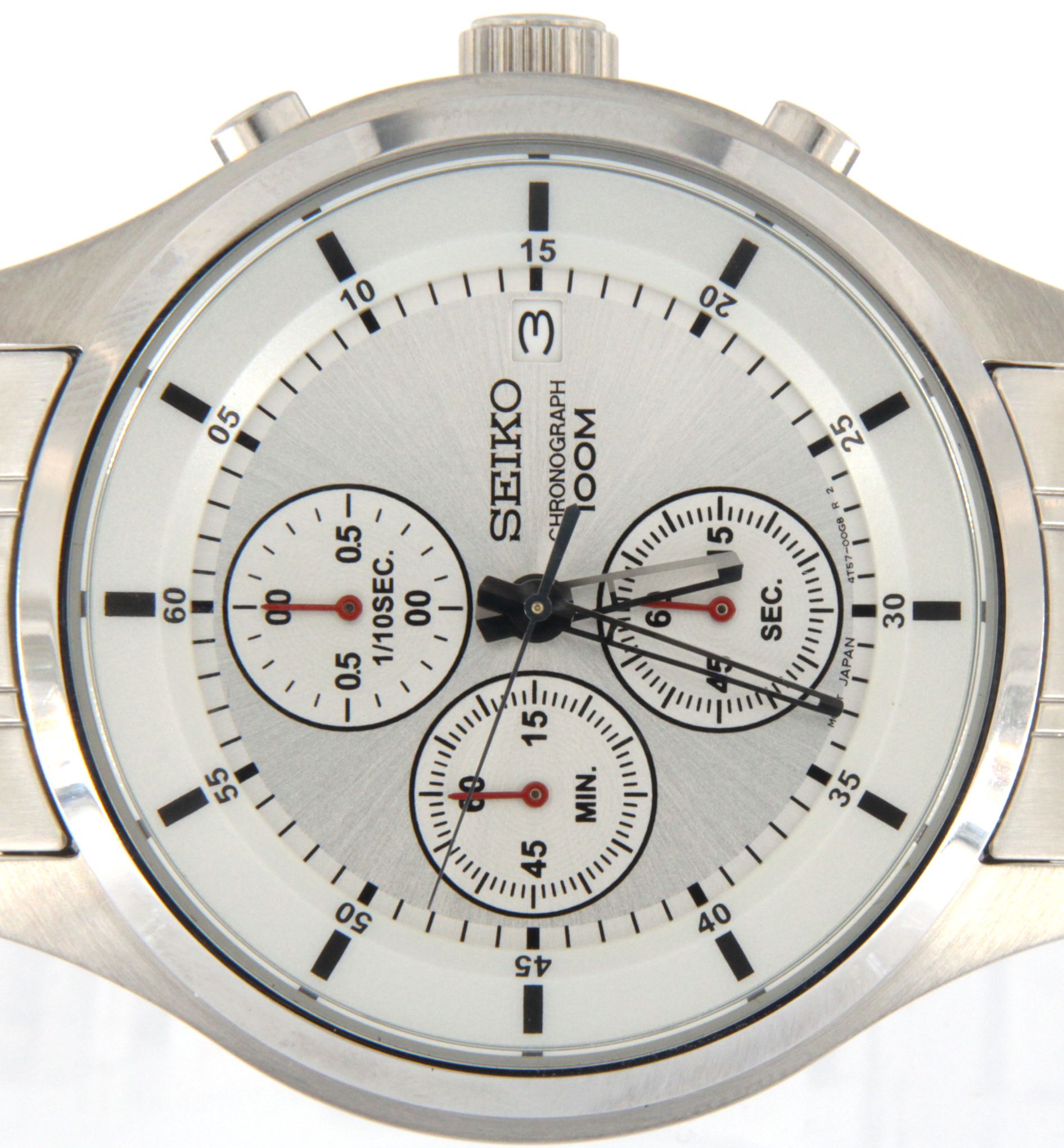 美品】セイコー クロノグラフ 逆輸入 海外モデル SND411P1 100M | Shop 