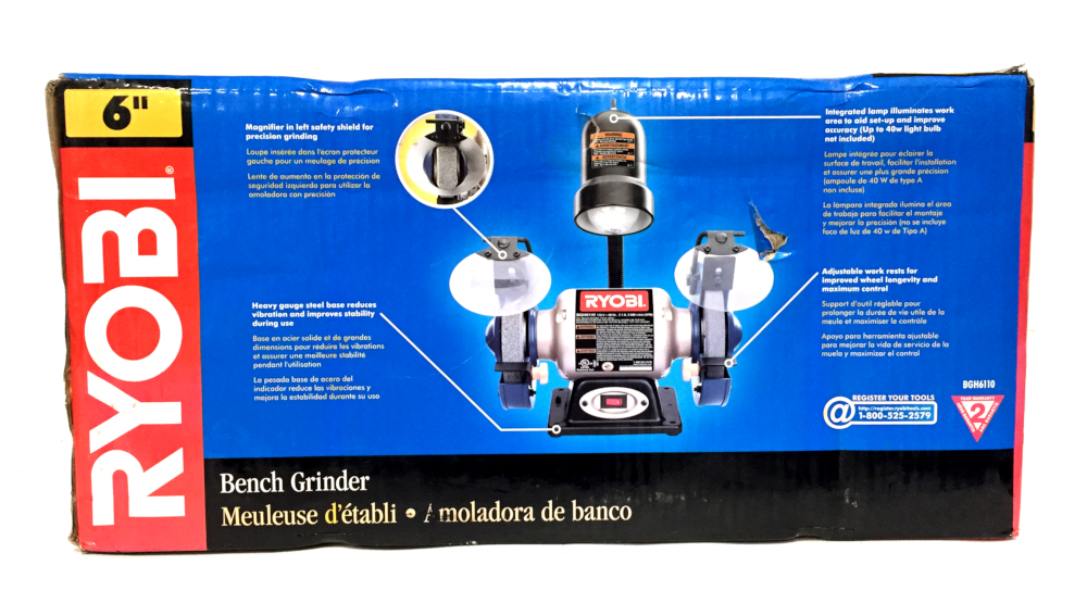 RYOBI 6" BENCH GRINDER - Dodds Auction