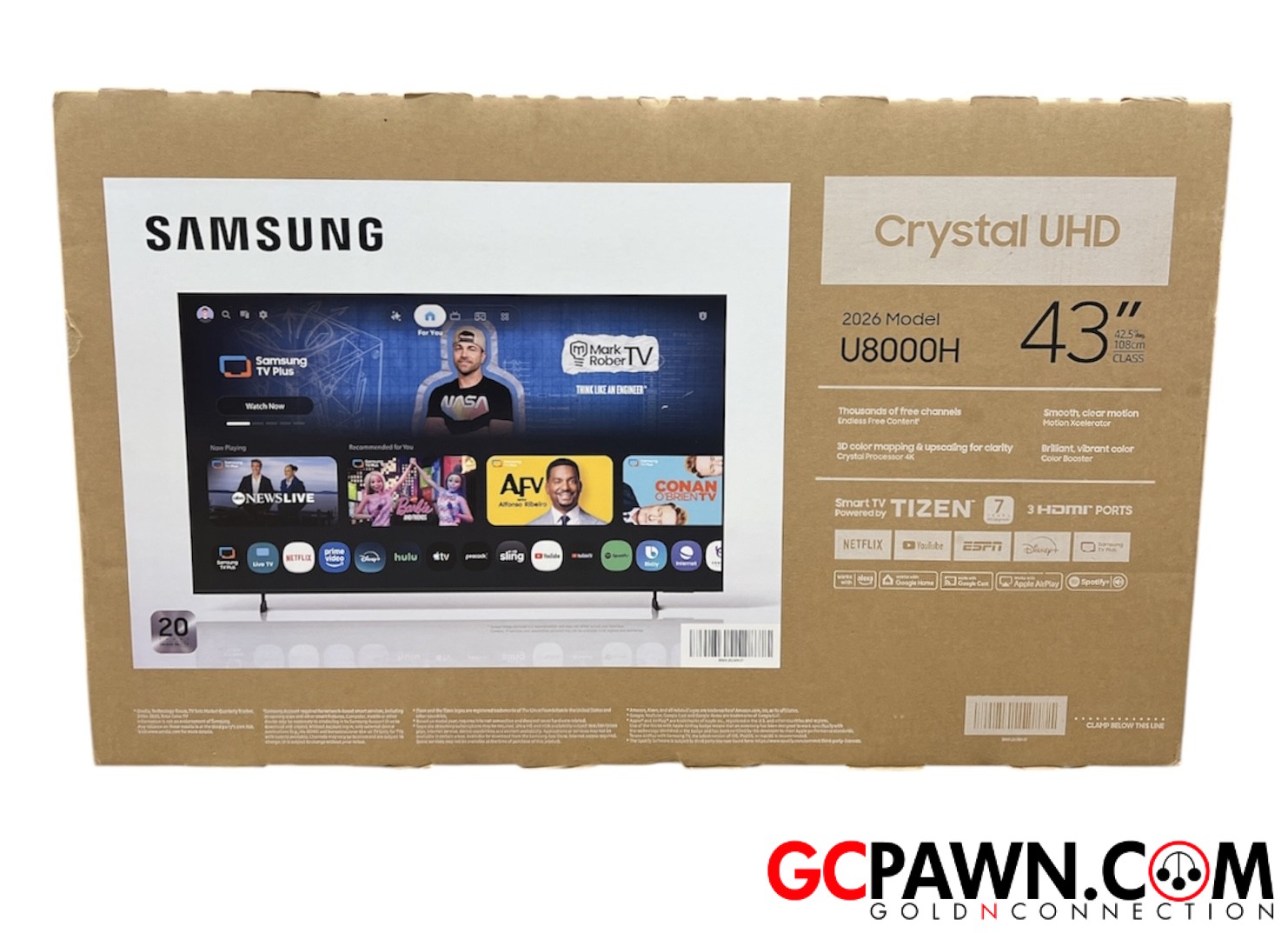 View product details for Samsung - 4K - UN43U8000HF