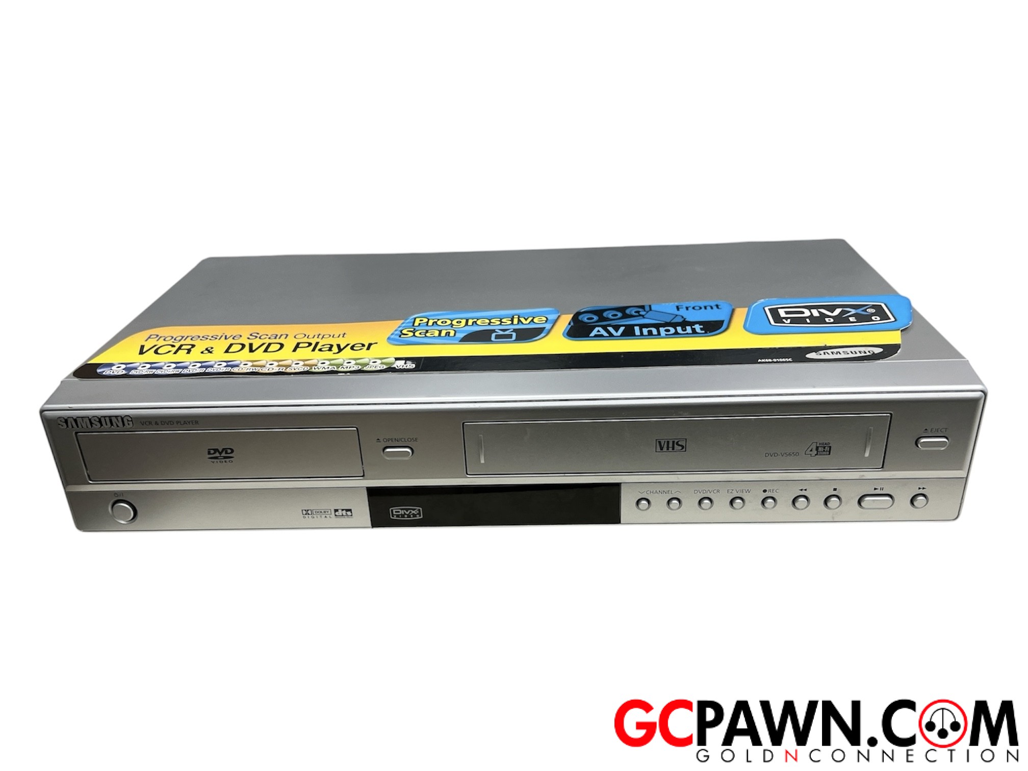 View product details for Samsung - DVD/VHS Combo - V5650 - 4-head Hi-Fi VCR / DVD Player Combo