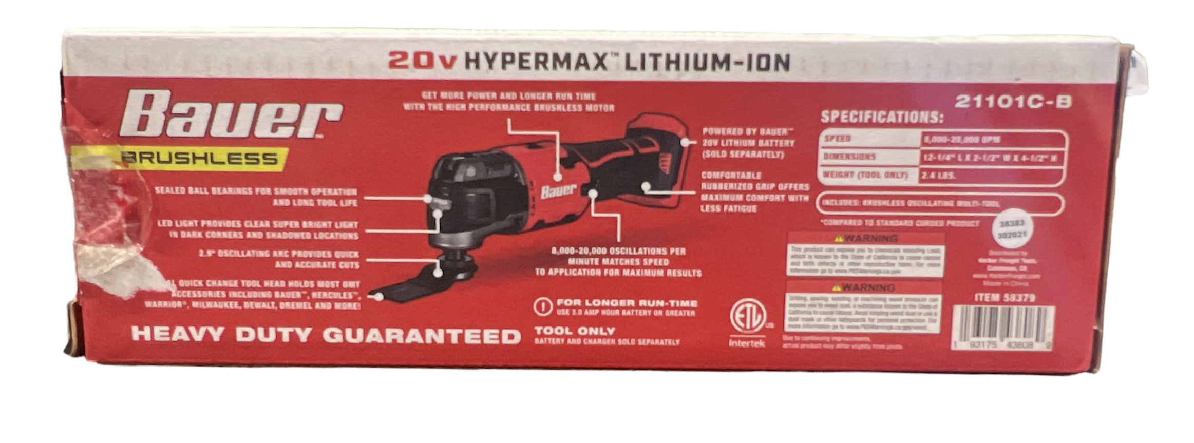 Bauer Cordless hand tools 21101C-B