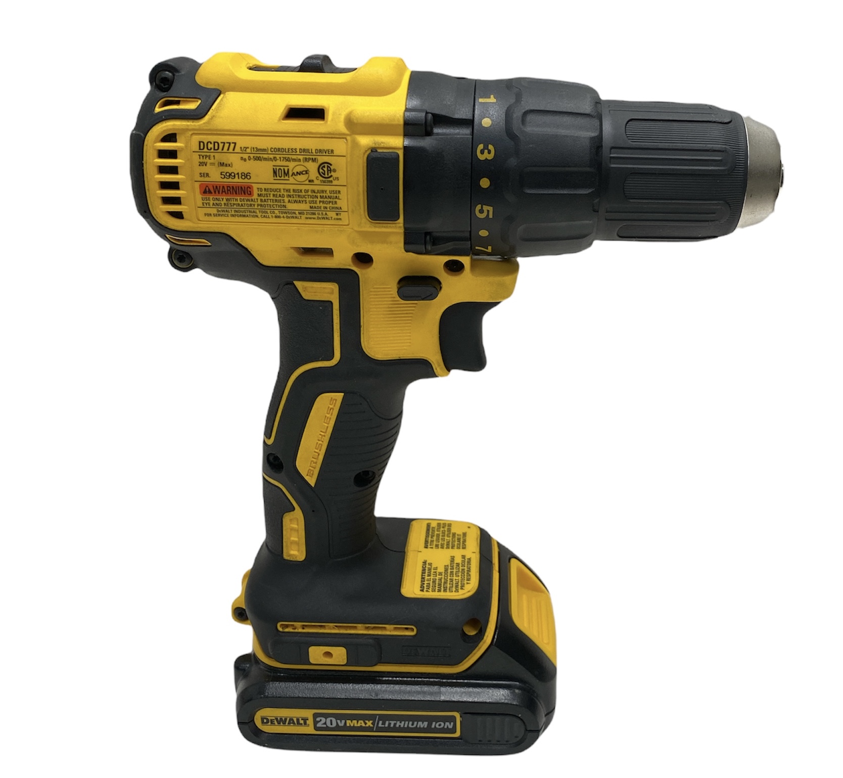 Dewalt Cordless hand tools DCD777