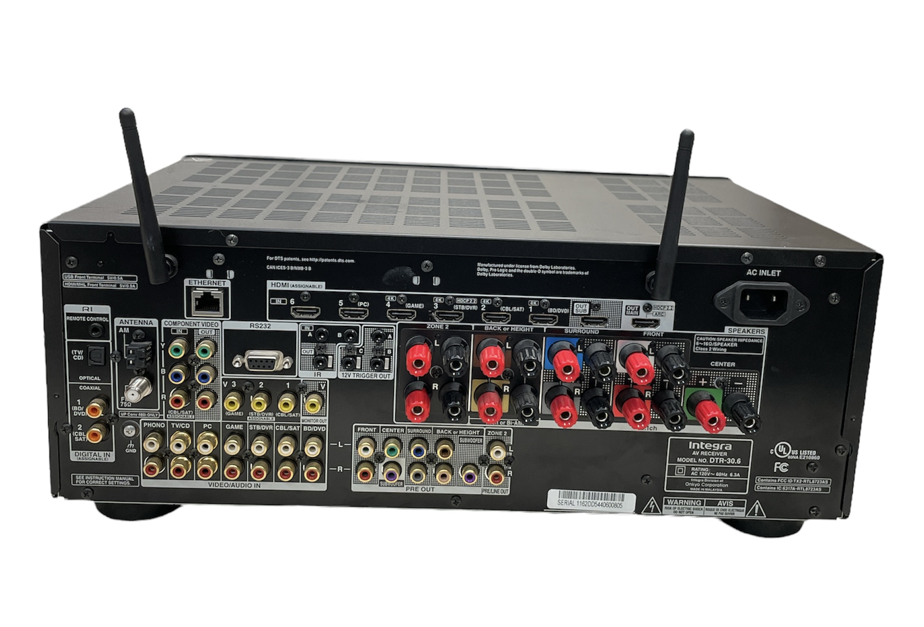 Integra Receiver DTR30.6