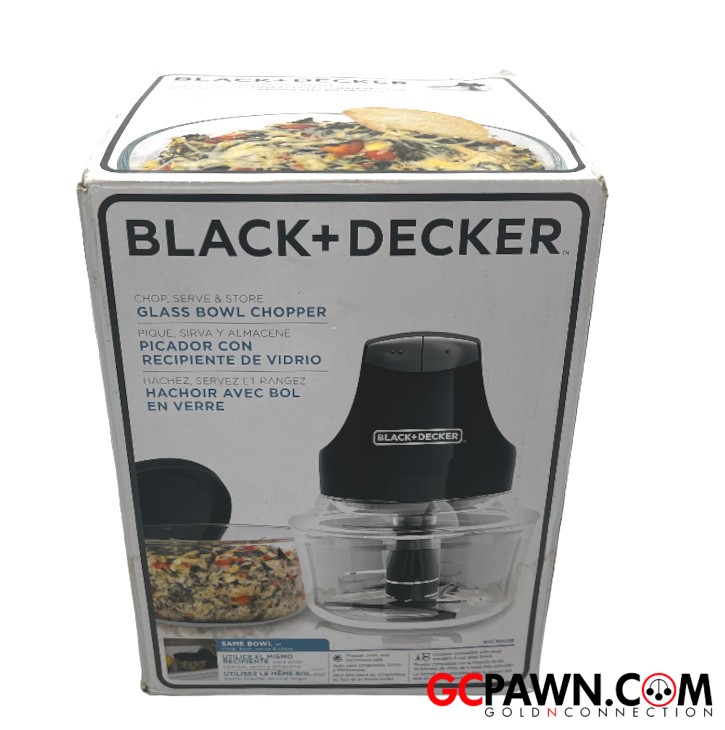 Black + Decker Glass Bowl CHOPPER