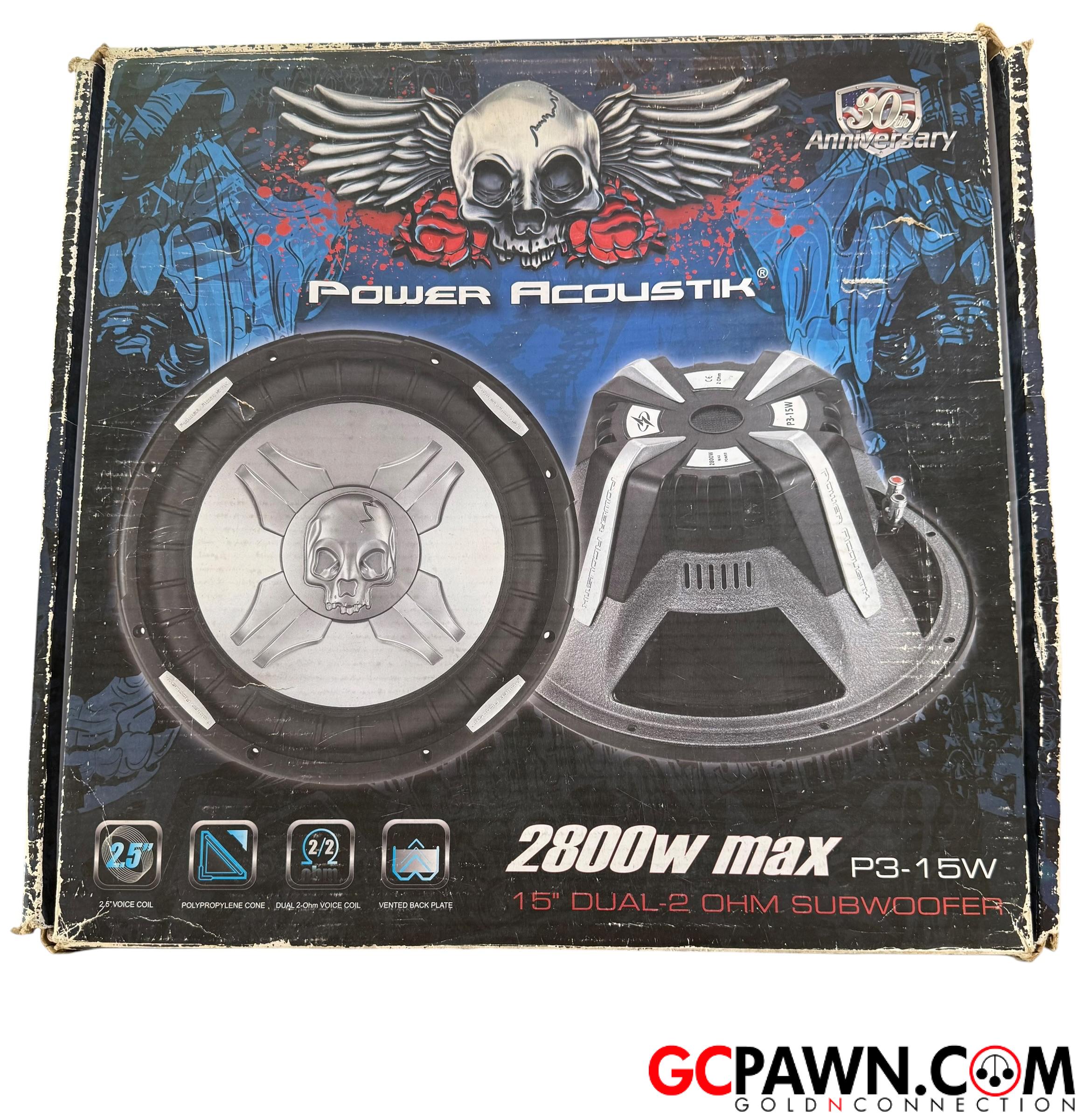 View product details for Power Acoustik - Speakers - P3-15W - 15