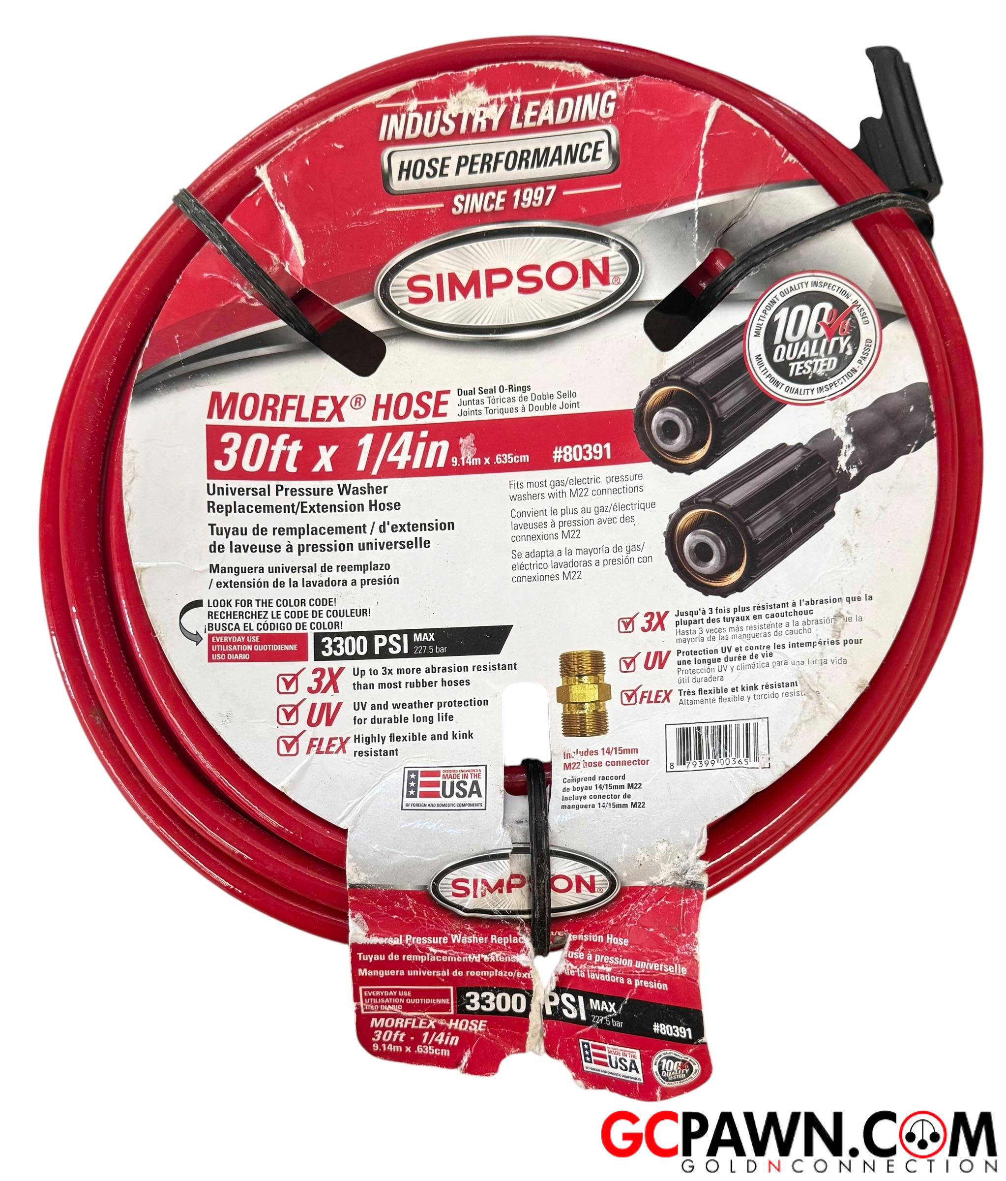 View product details for Simpson - Power equipment - 80391 - morflex hose