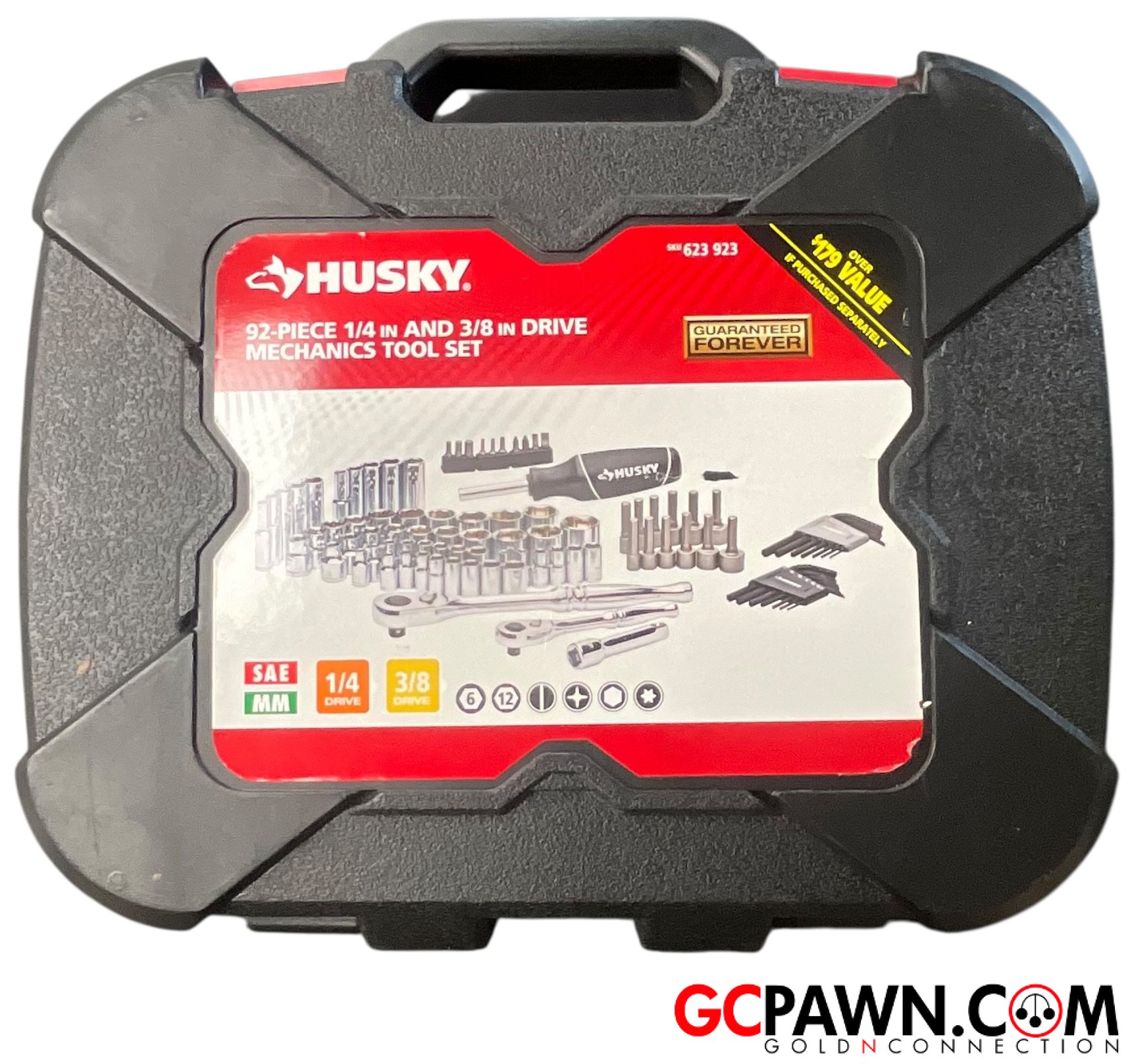 View product details for Husky - Loose hand tools - 623923 - 92 piece 1/4