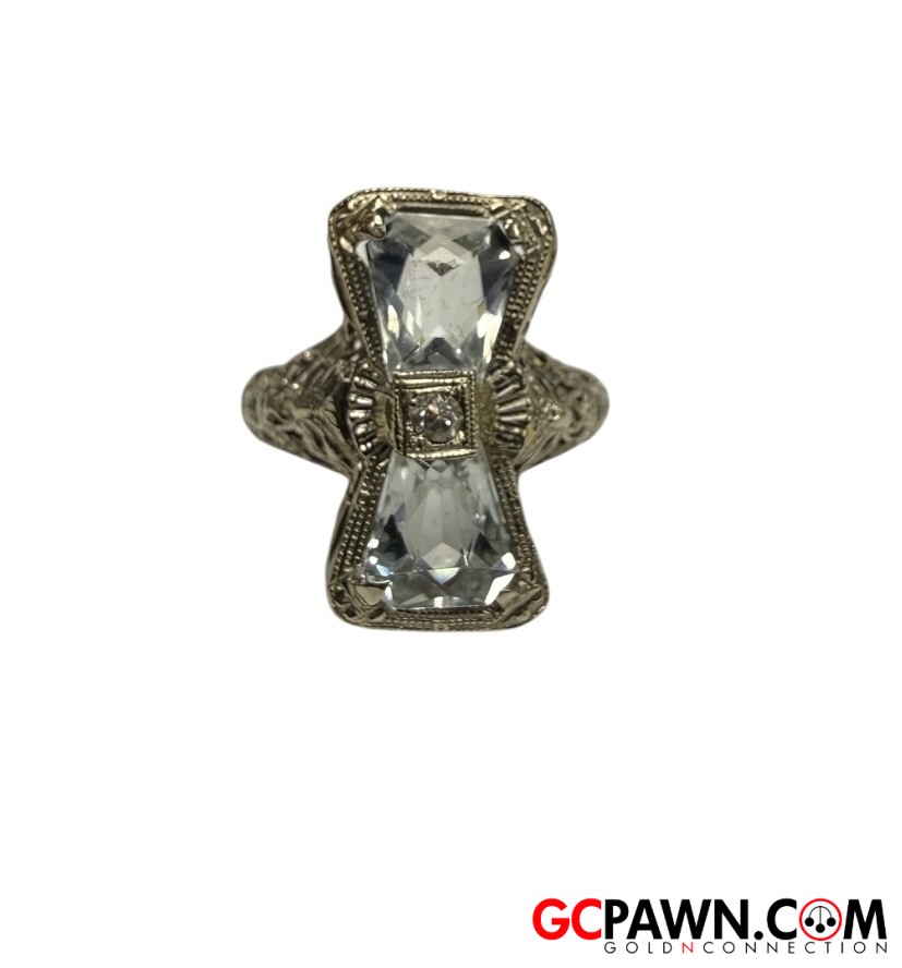View product details for Women's Fashion Ring 14kt White Gold 