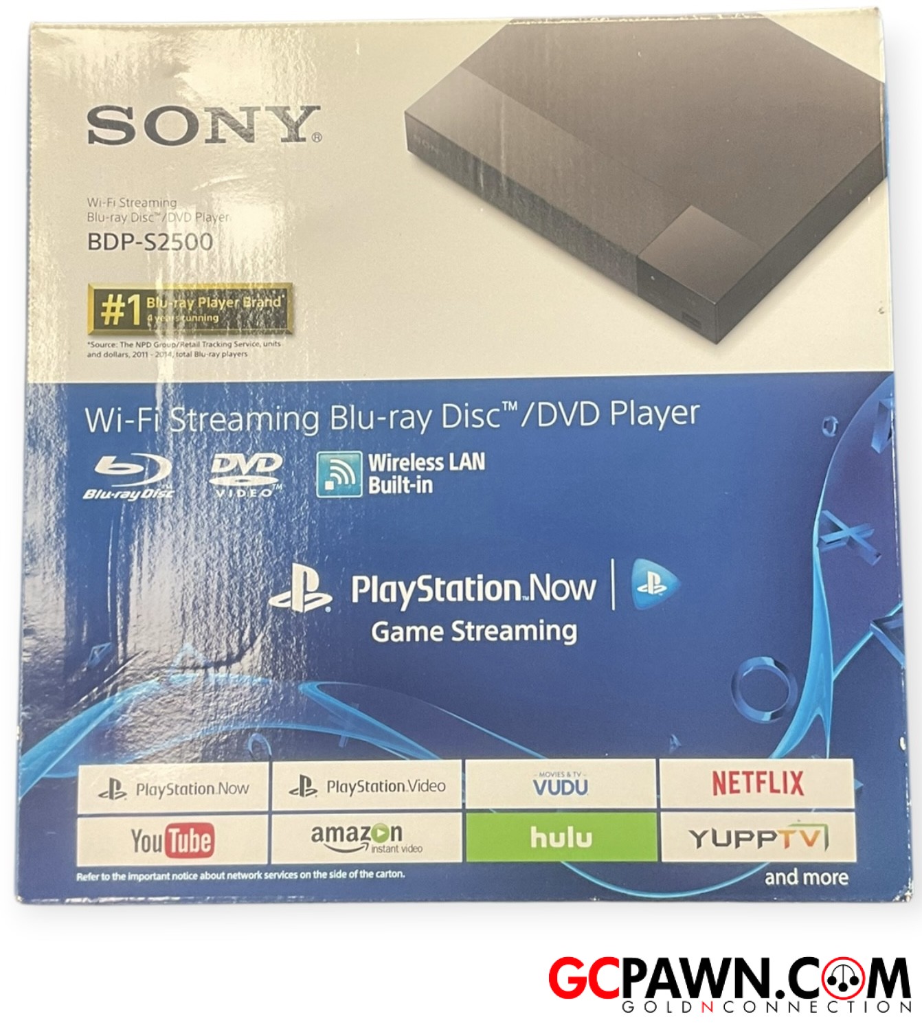 View product details for Sony - Blu-ray player - BDP-S2500 - Blu Ray DVD Player WiFi