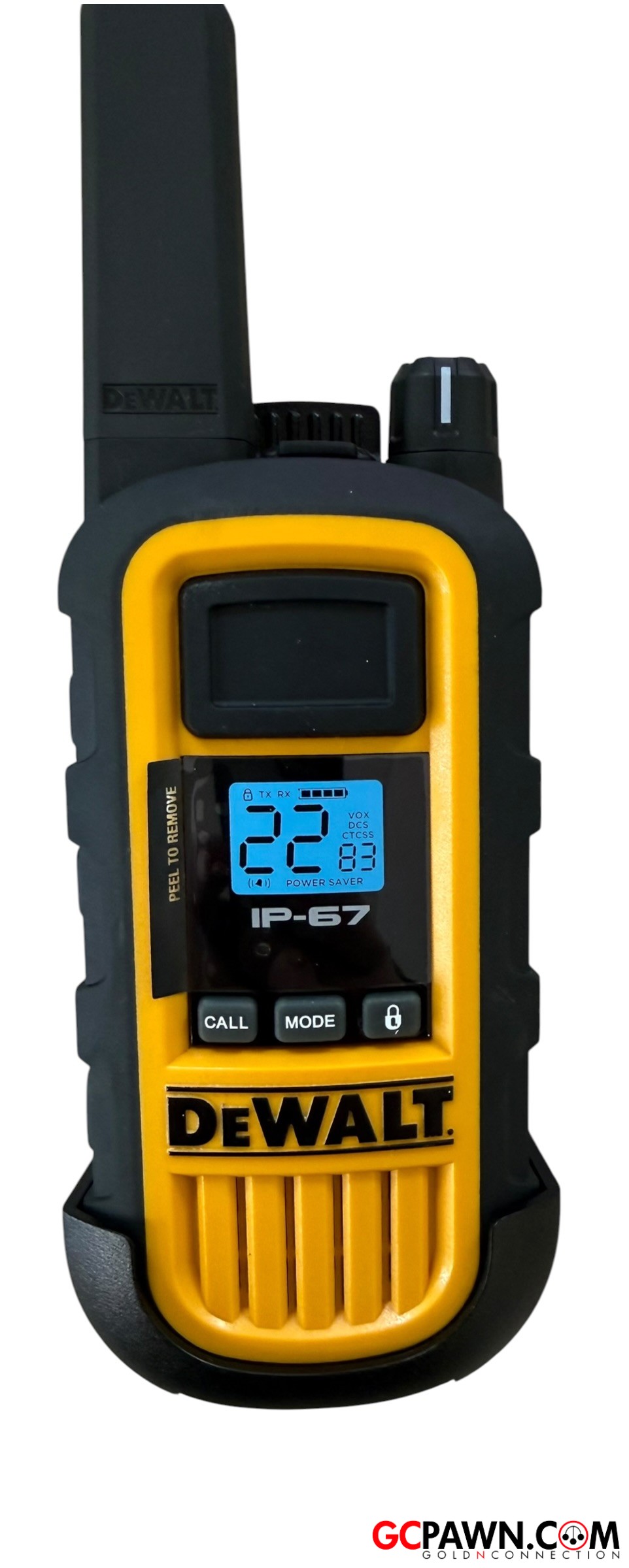View product details for Dewalt - 2 way radio - DXFRS800 - IP-67