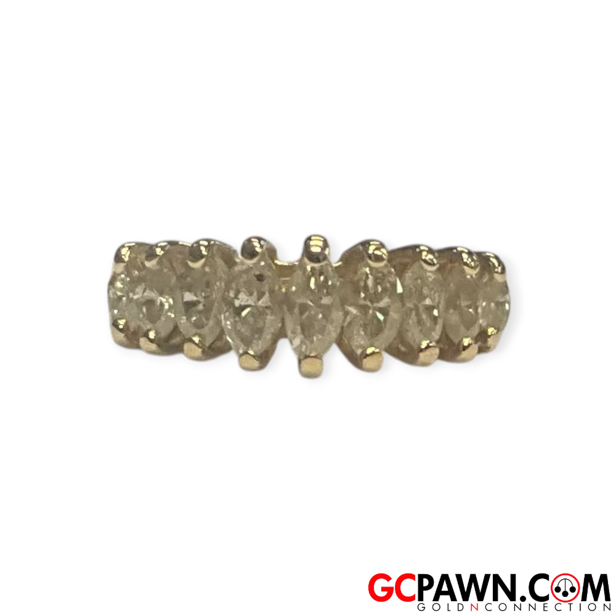 Women's Cluster ring 14kt Yellow Gold 