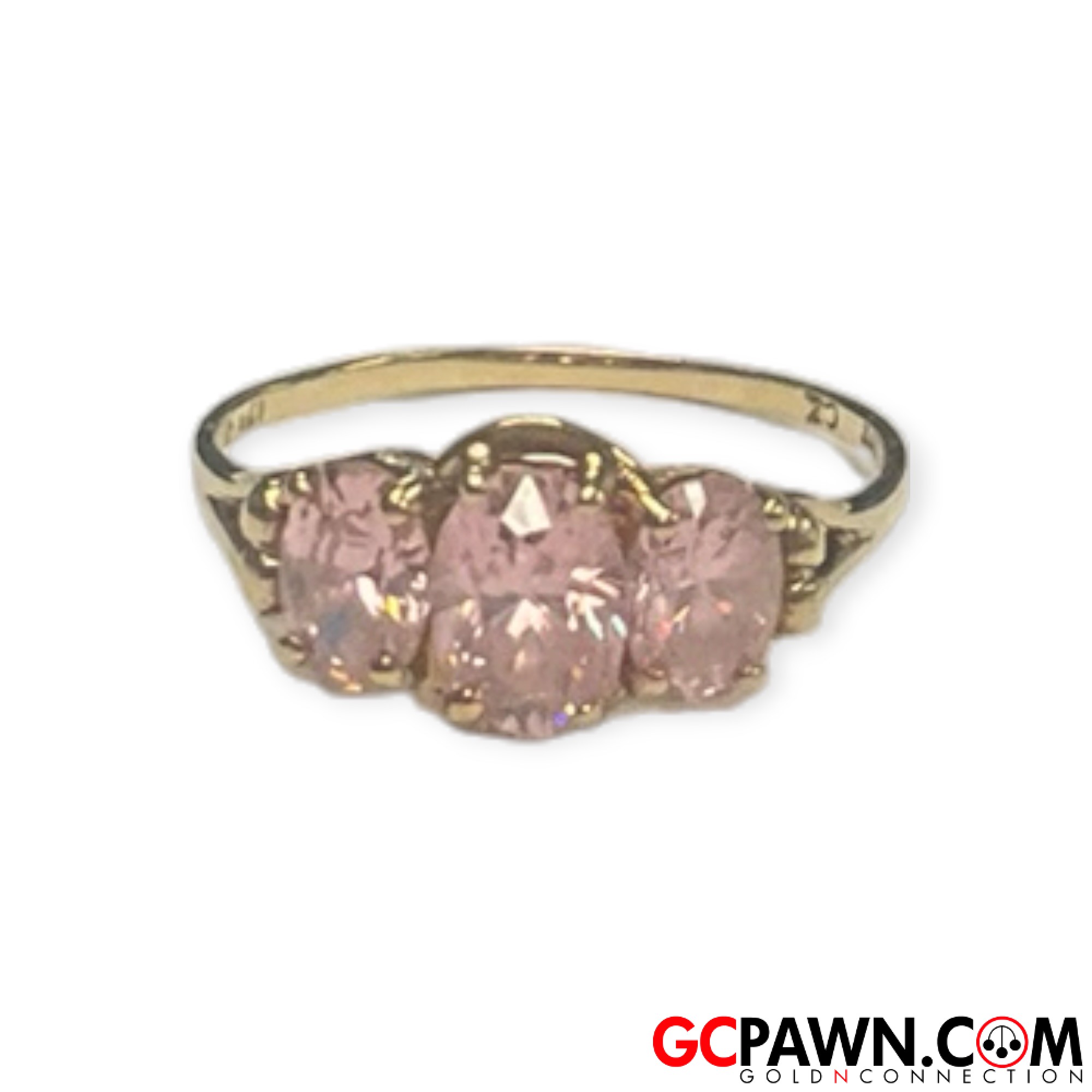 Women's Cluster ring 10kt Yellow Gold 