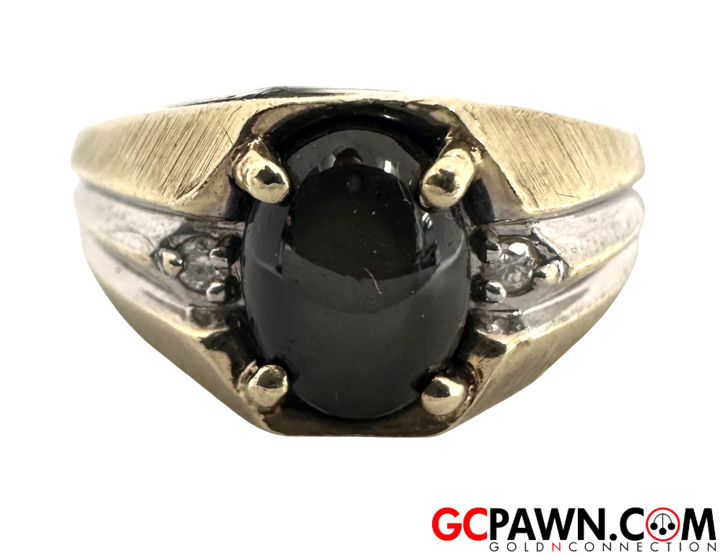 View product details for Men's Cluster ring 10kt Yellow Gold 