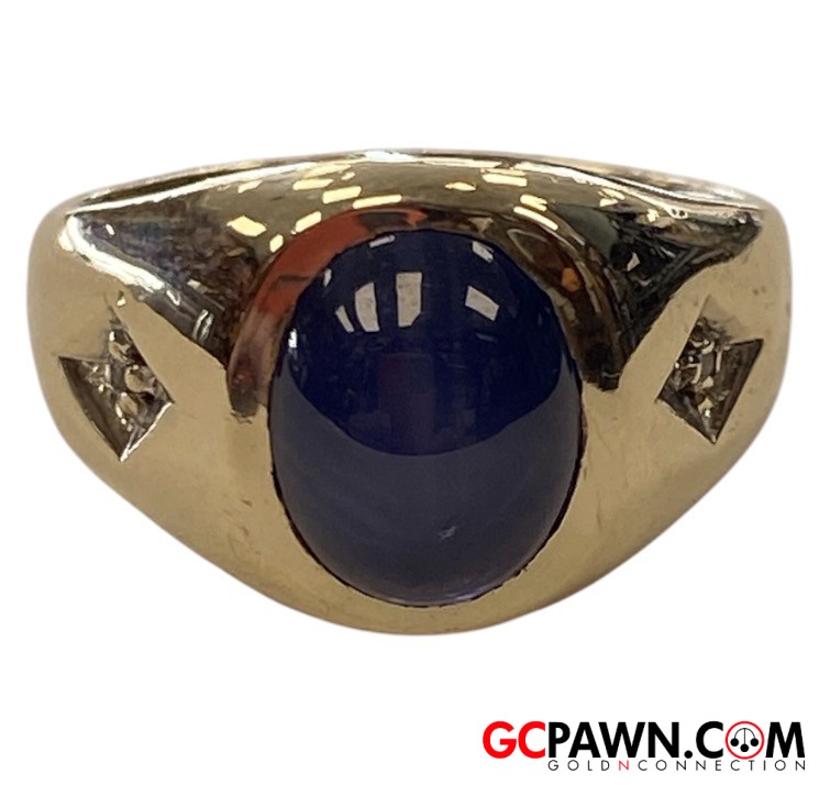 View product details for Unisex Solitaire ring 10kt Yellow Gold 