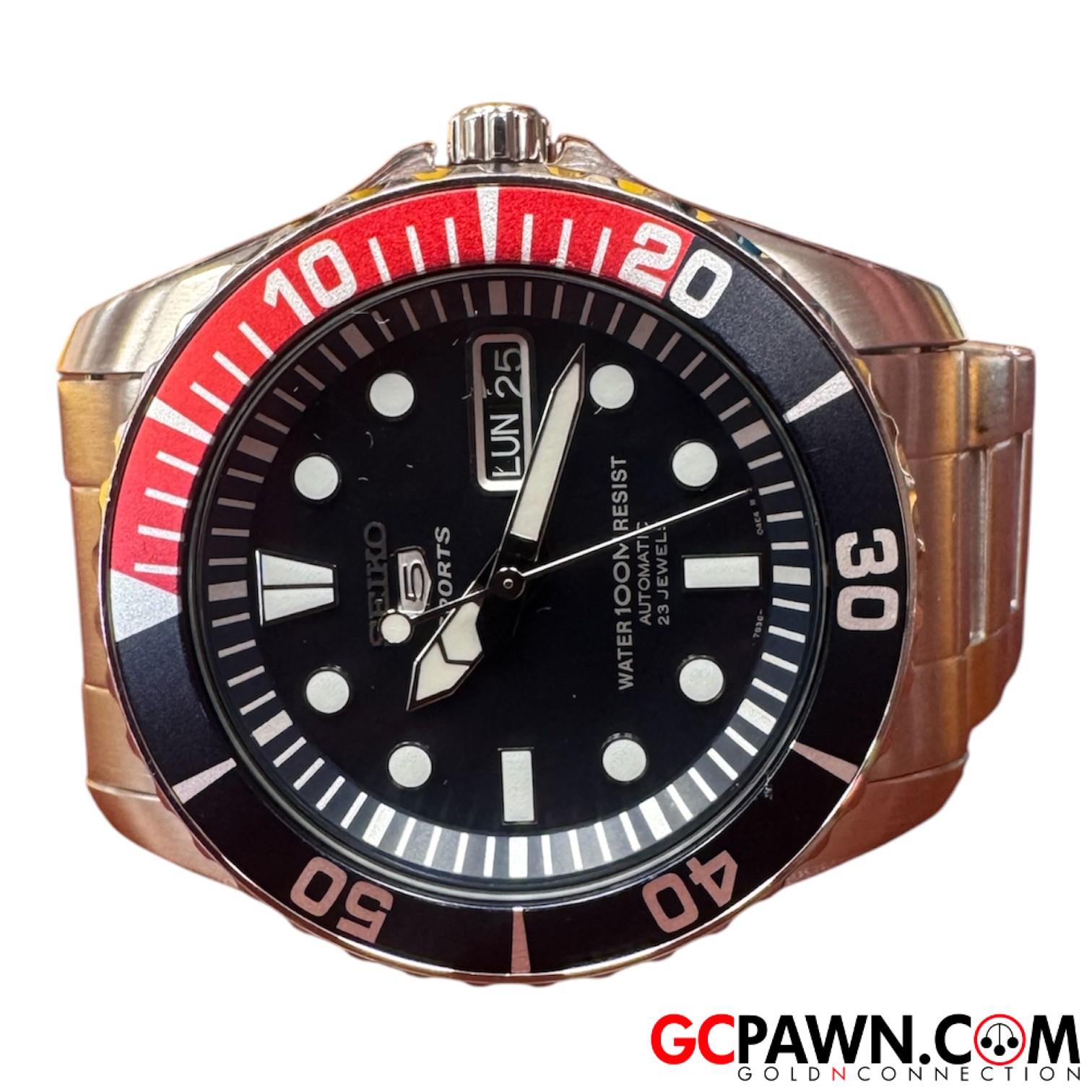View product details for Seiko - Wrist watch - 7S36-03C0 - 5 Sports Pepsi