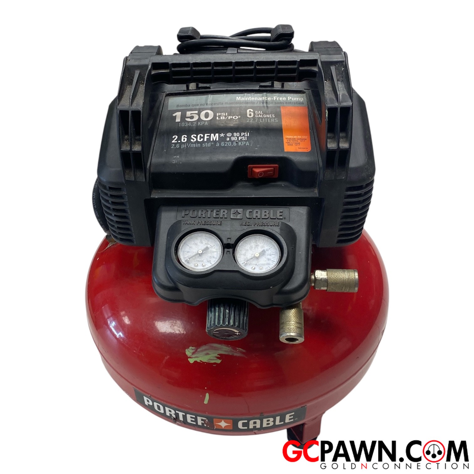 View product details for Porter Cable - Air tool - C2002 - Pancake Air Compressor
