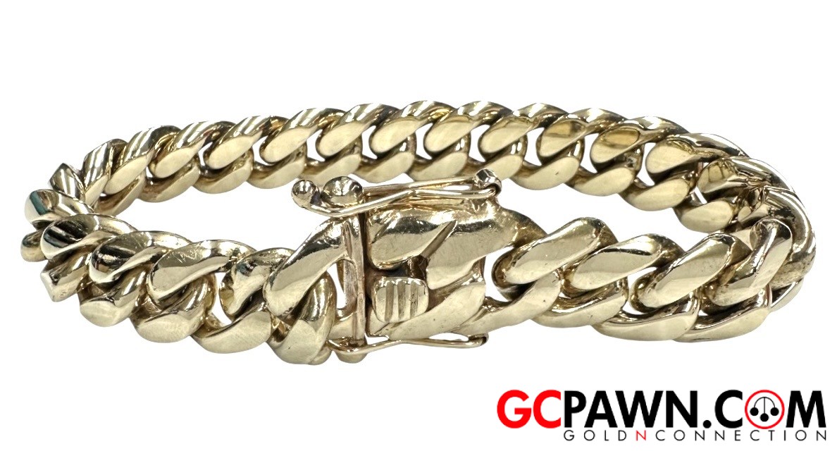 Men's Bracelet 10kt Yellow Gold 