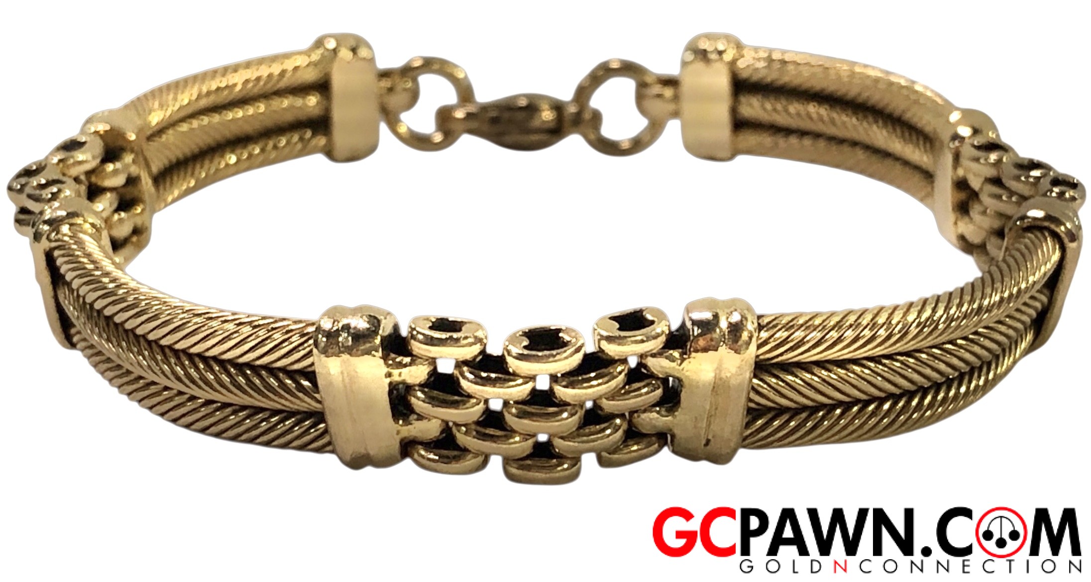 View product details for Unisex Bracelet 14kt Yellow Gold 