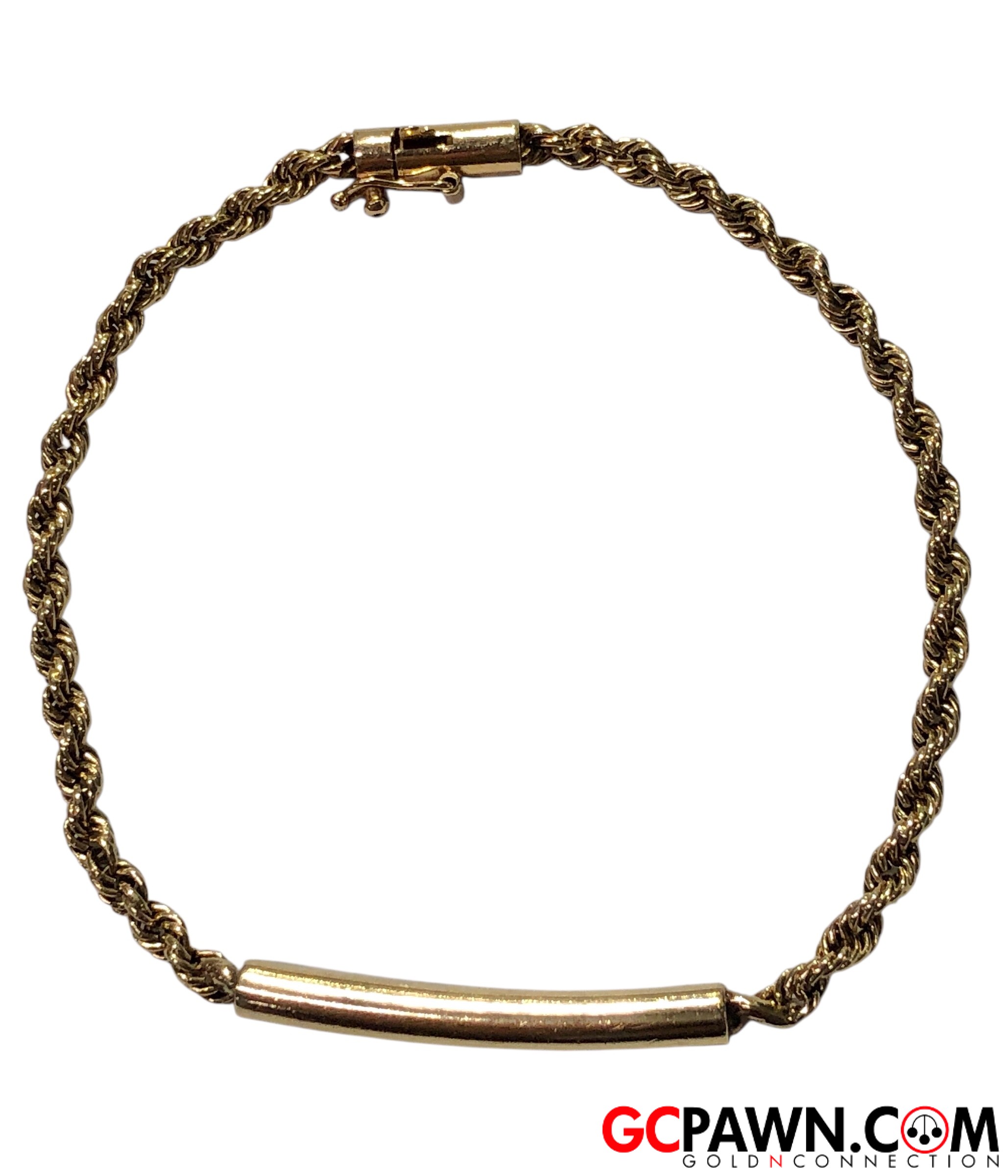 Unisex Bracelet 14kt Yellow Gold 