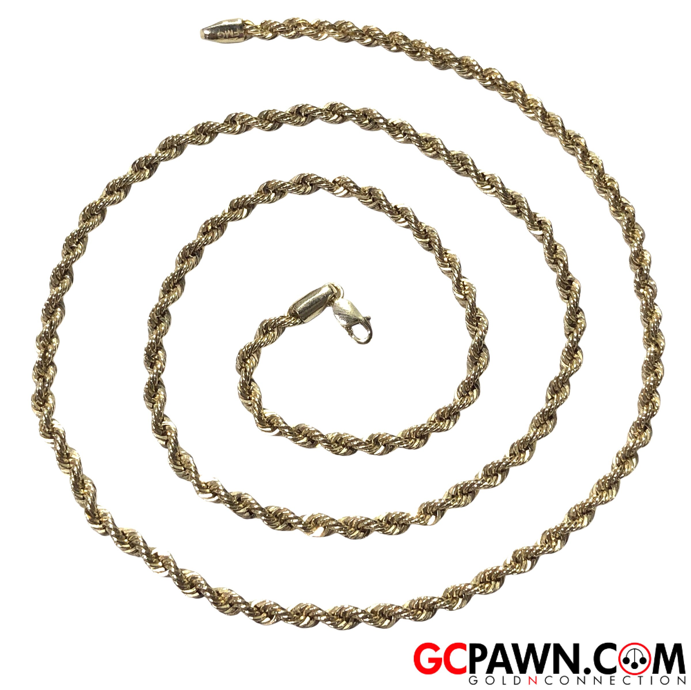 View product details for Unisex Chain 10kt Yellow Gold 
