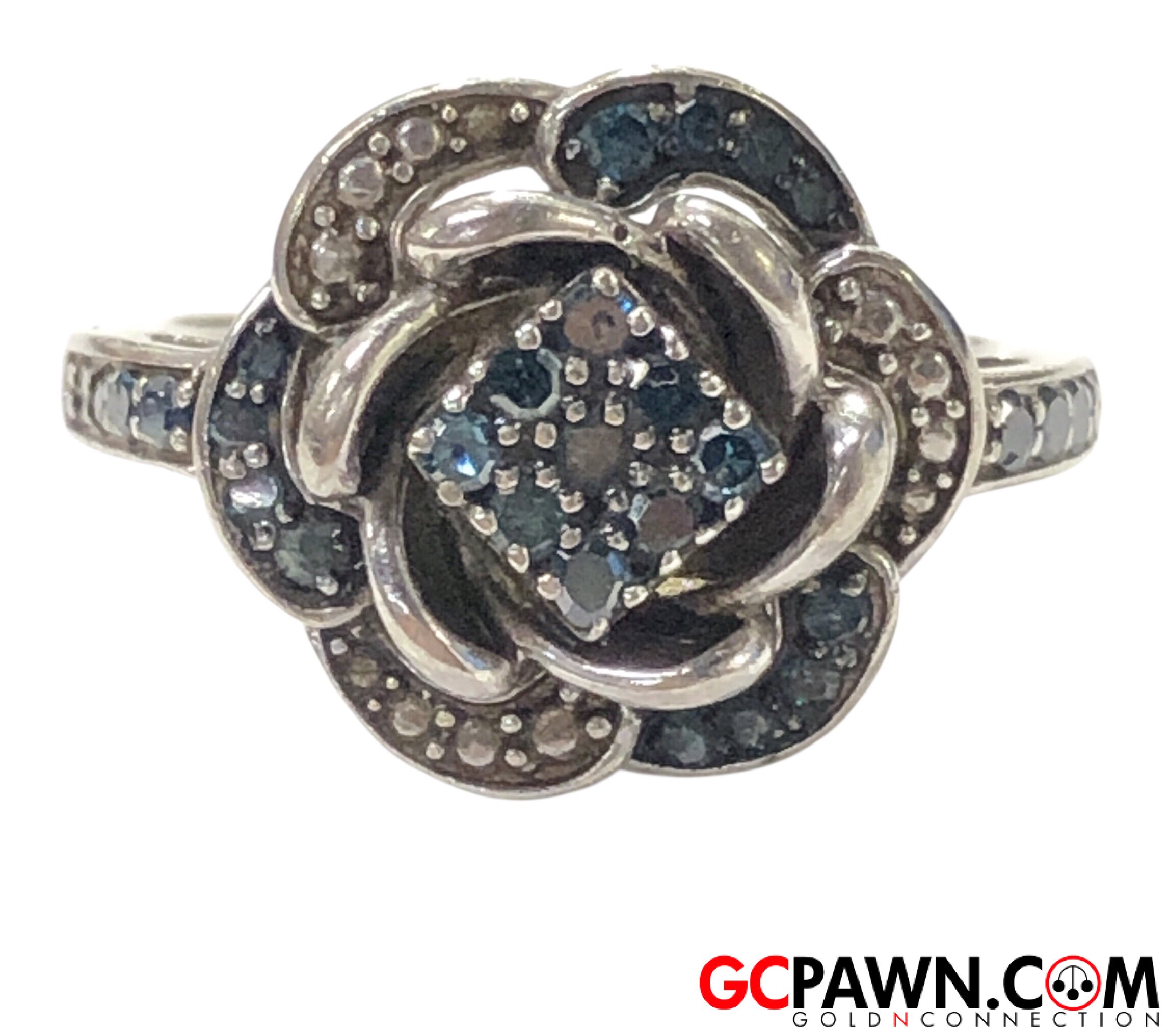 View product details for Women's Cluster ring .925 Silver 