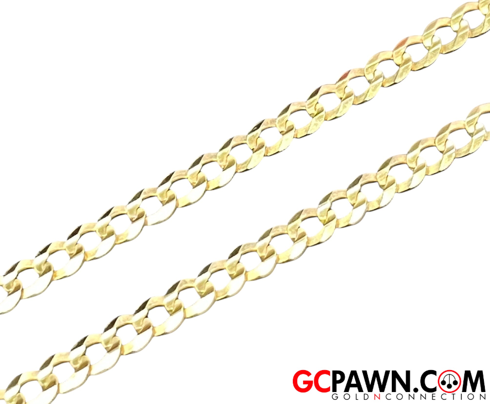 View product details for Men's Chain 14kt Yellow Gold 