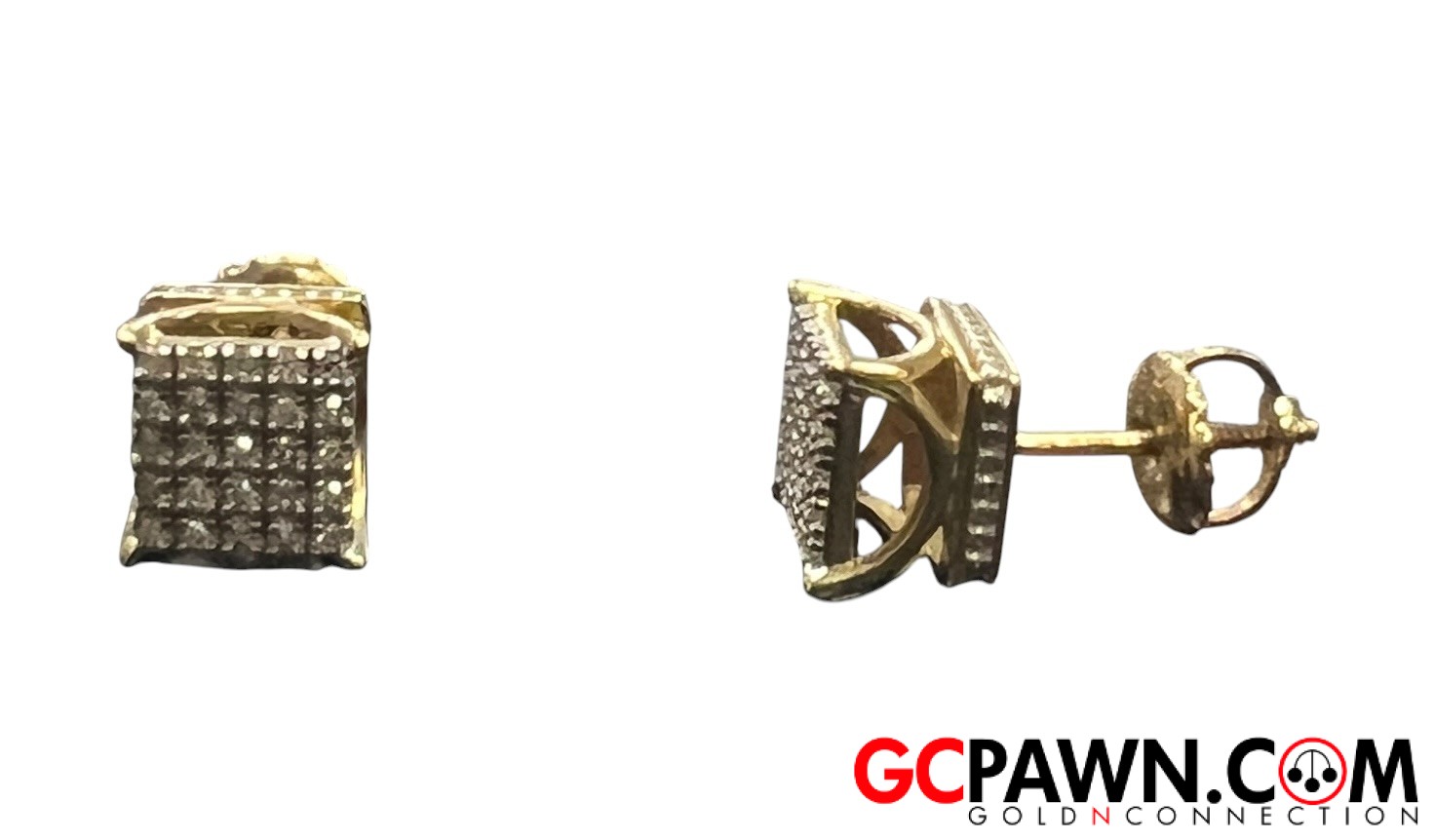View product details for Unisex Earrings 10kt Yellow Gold 
