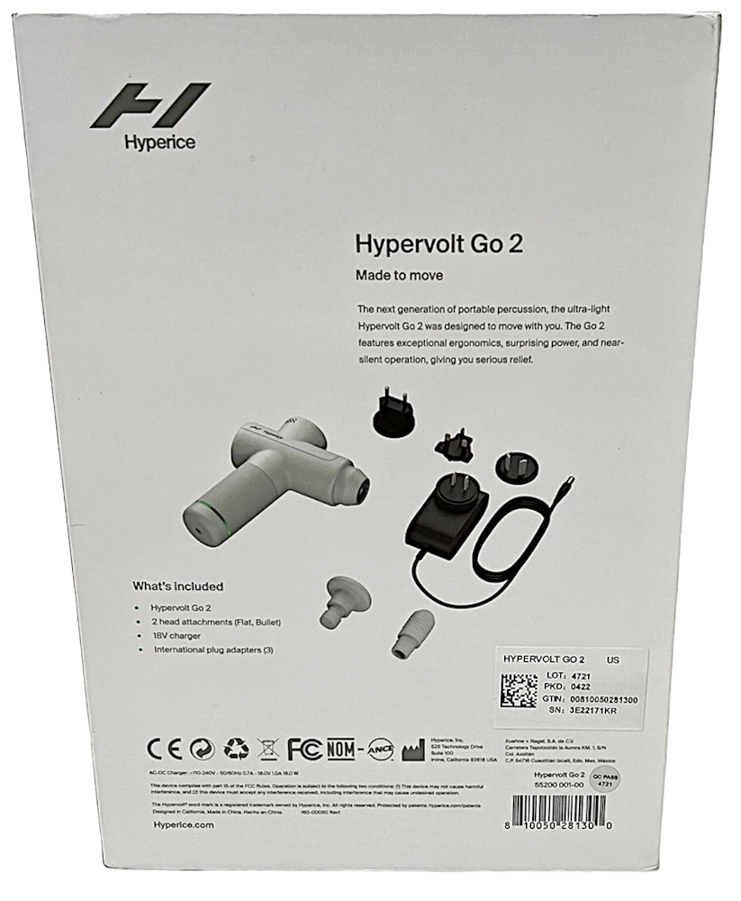 Hyperice - Hypervolt Go 2 - Black