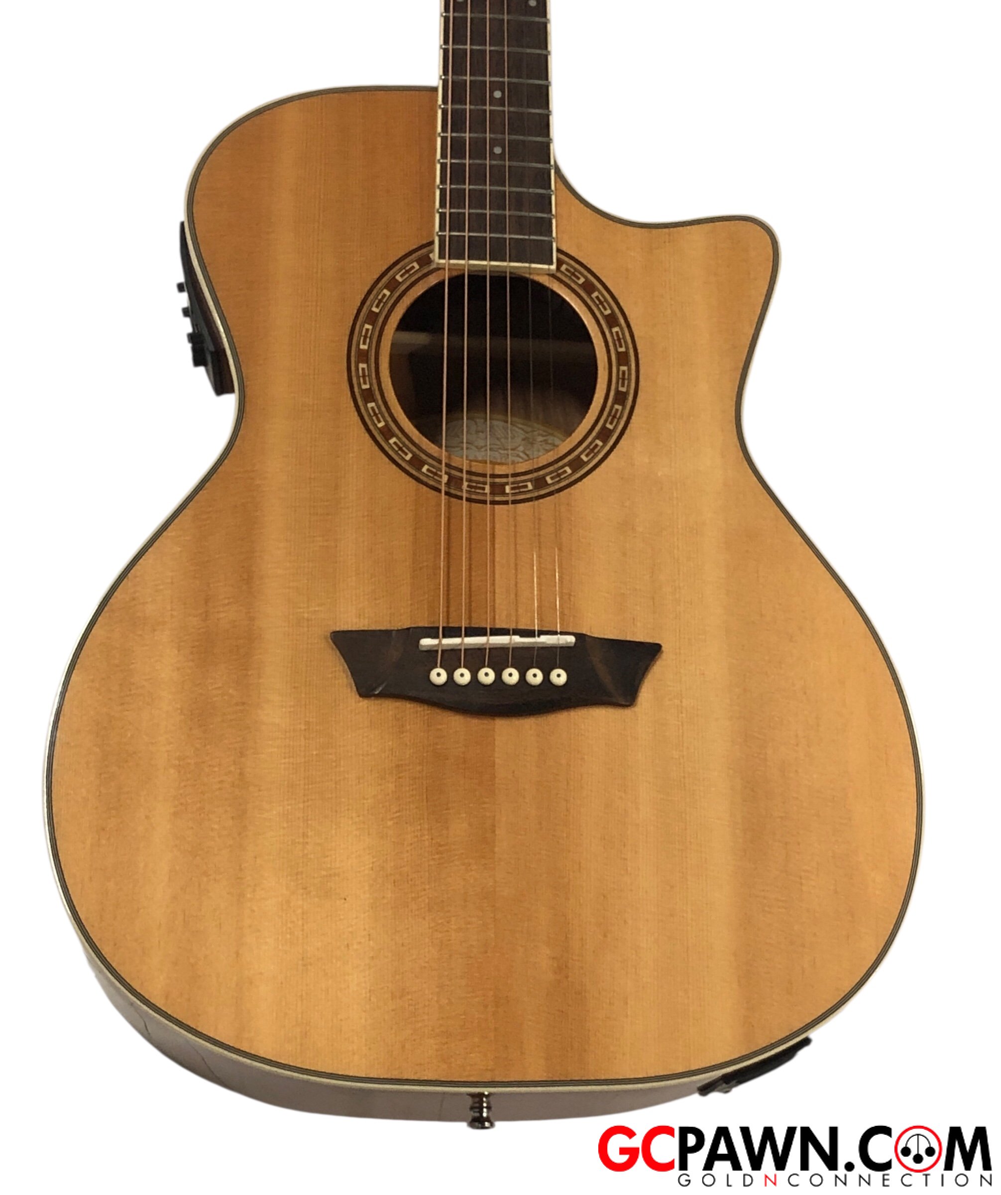 View product details for Washburn - Guitar - Acoustic electric - WG7SCE-A Harvest Grand Auditorium
