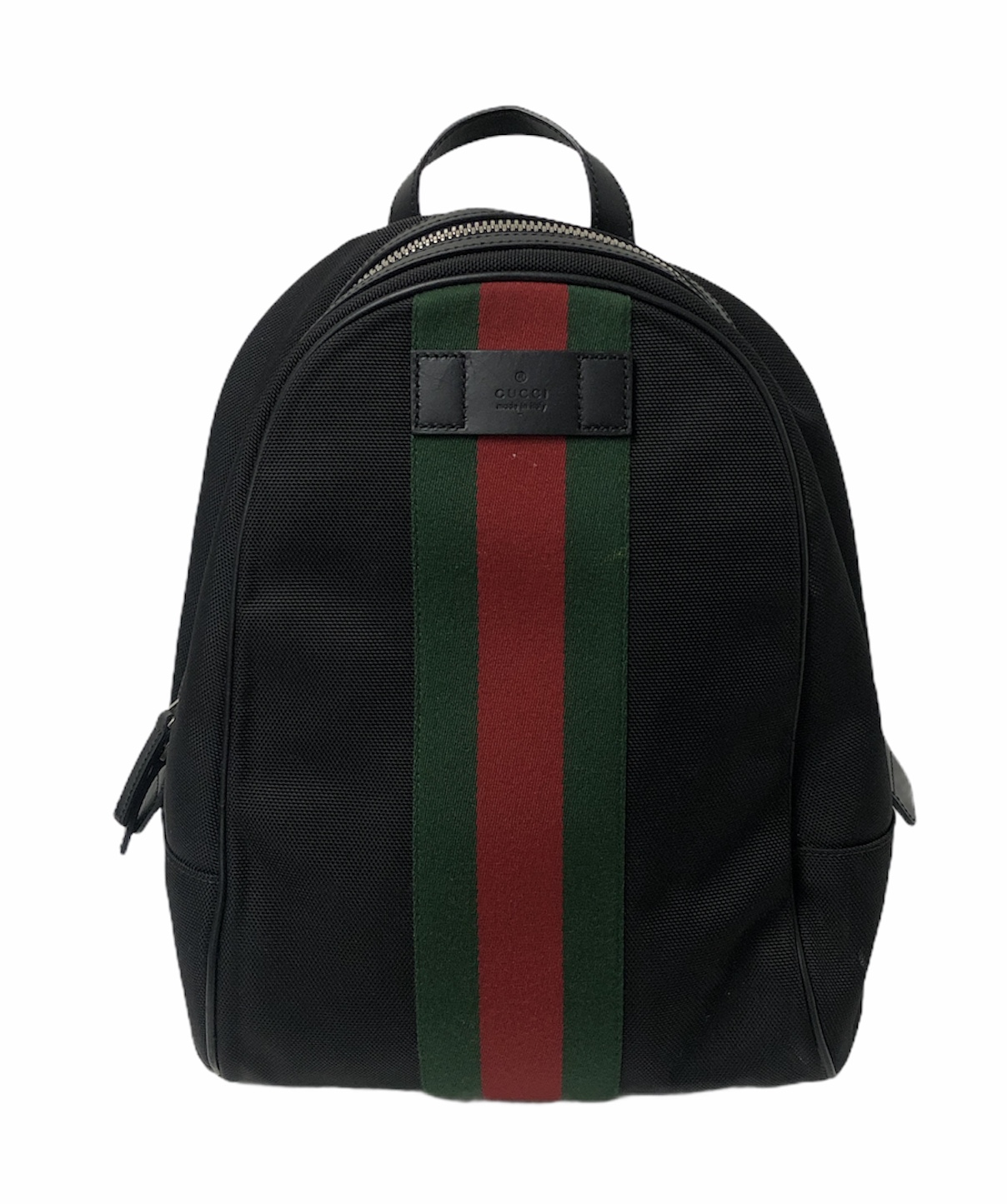 Gucci Backpacks Web Stripe Canvas