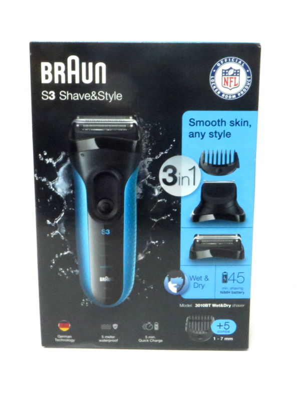Braun Razor S3 Shave & Style (3010B)T