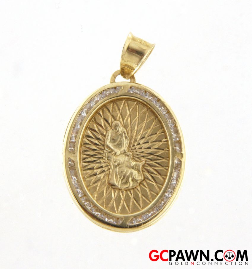 View product details for Women's Charm 10kt Yellow Gold 