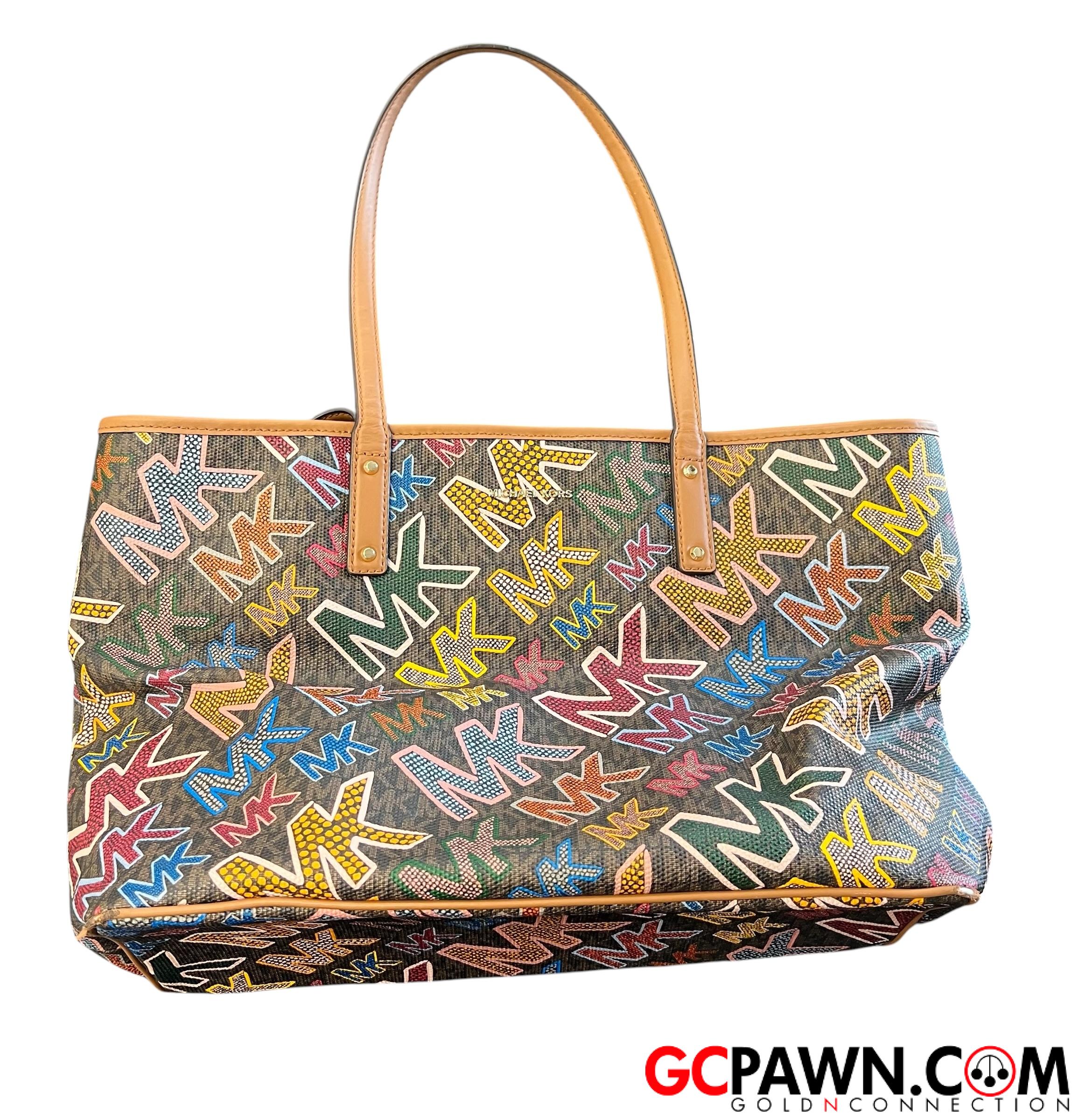View product details for Michael Kors - Purse - Carter Logo Large Open Tote