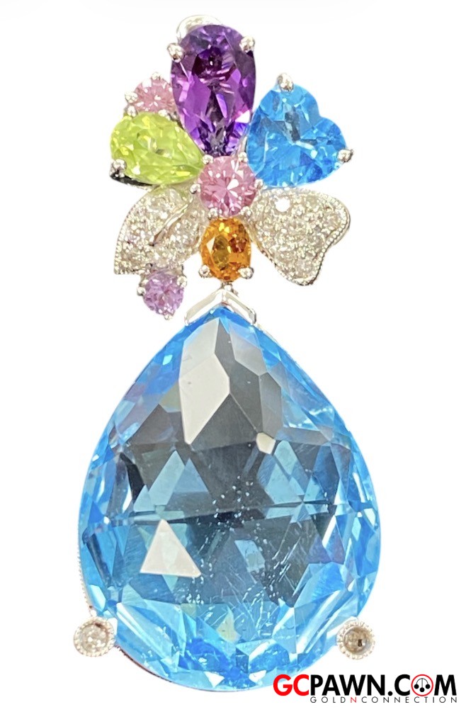 View product details for Women's Charm 14kt White Gold 