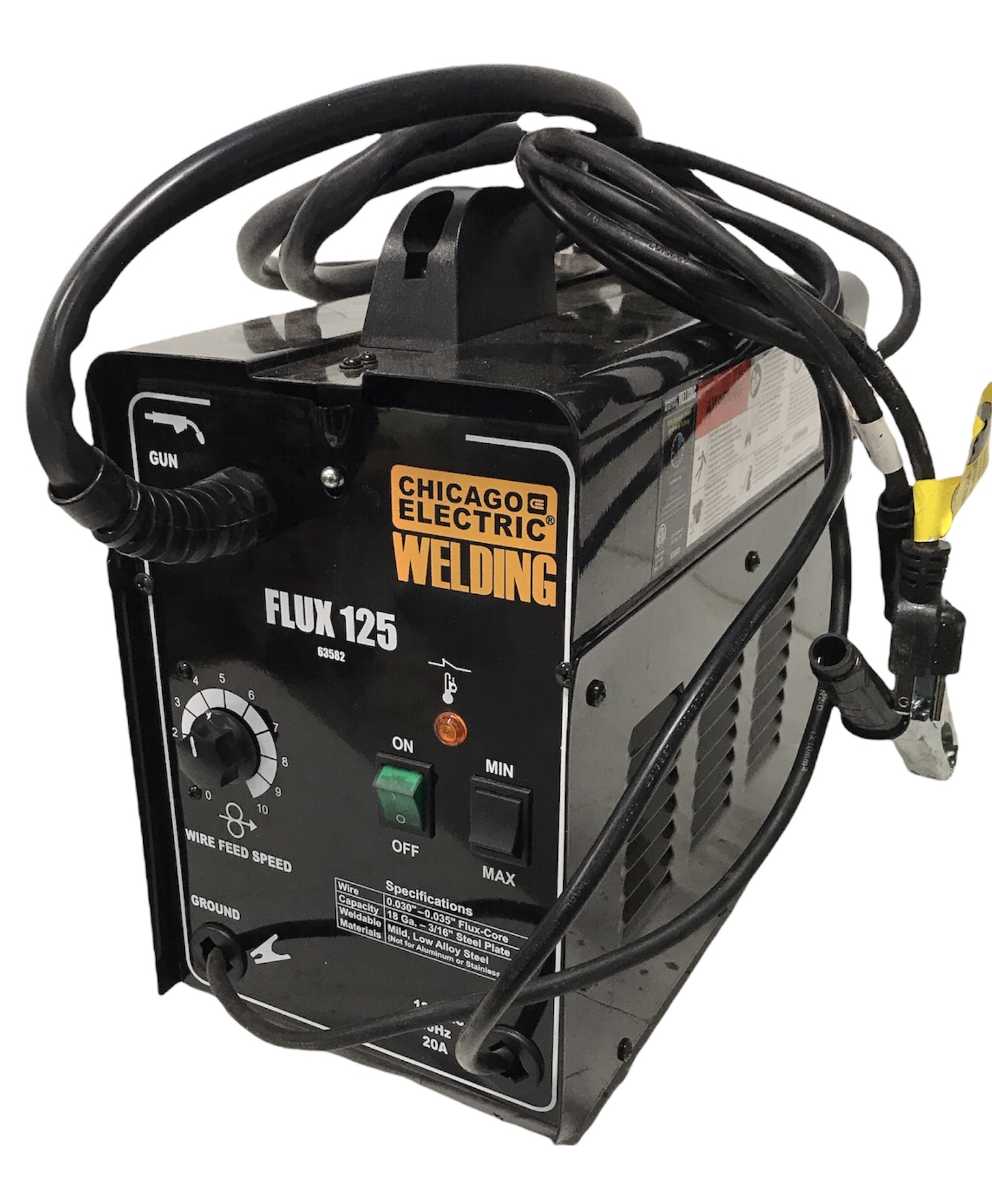 Chicago Electric Welding tool Flux 125 Welder 63582